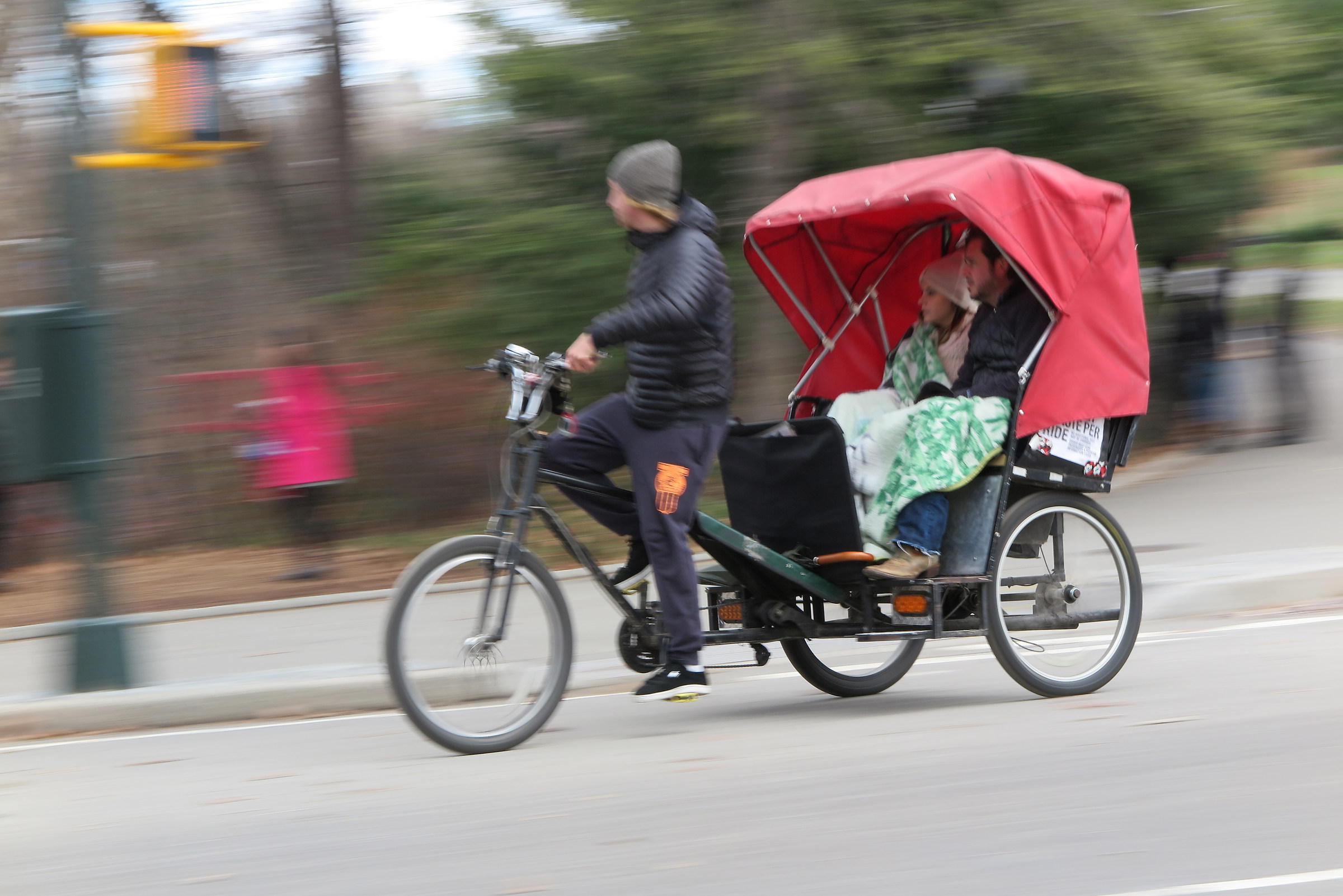 panning in Central Park