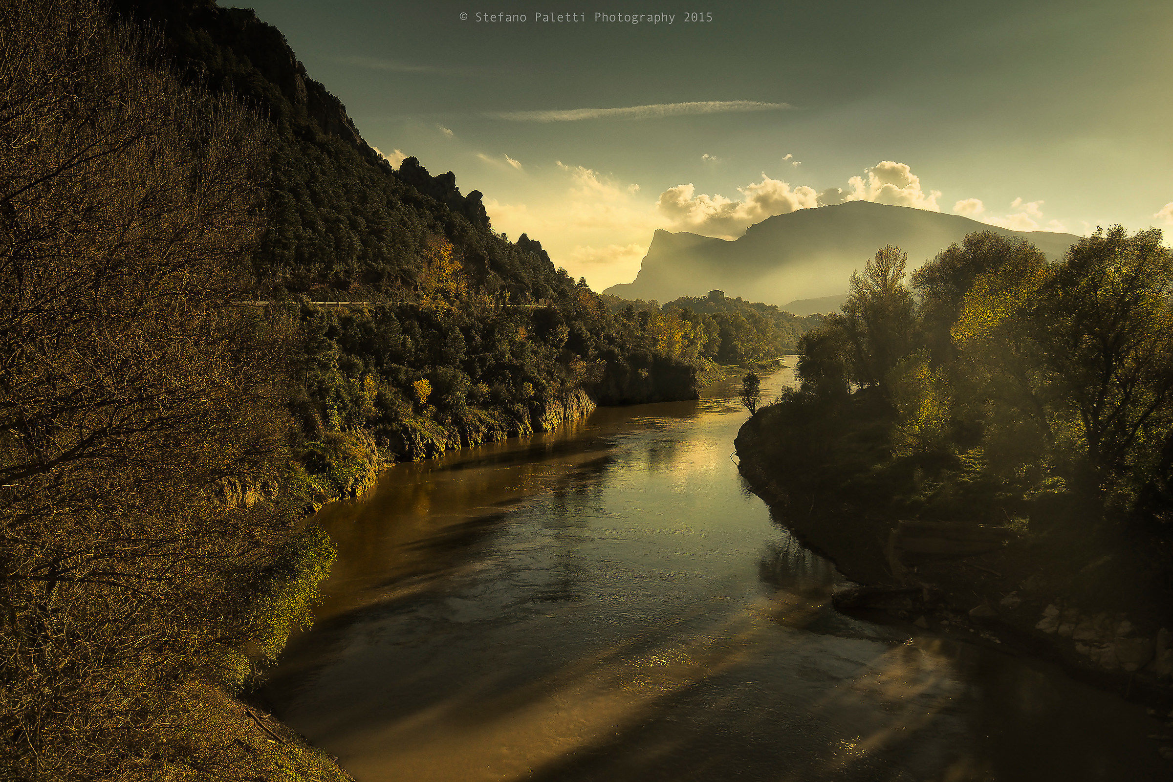 The last rays of sun ...