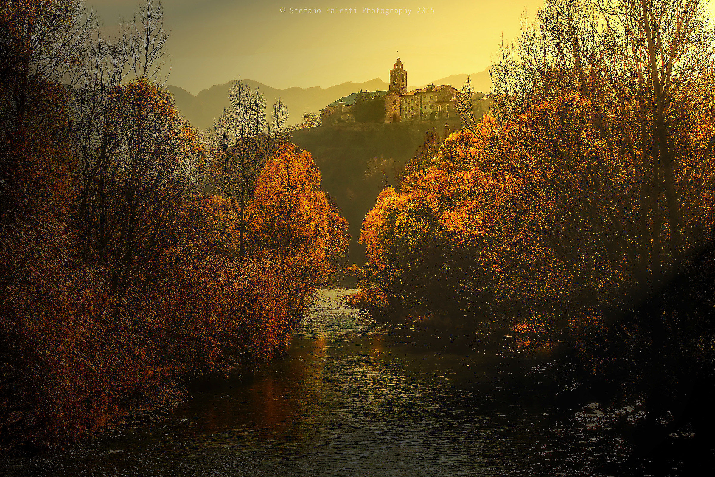 The first light of dawn ...