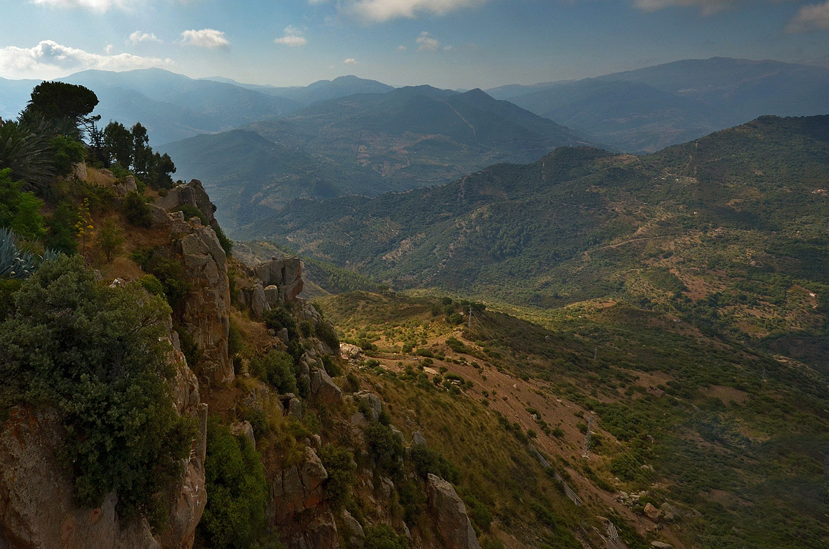 Madonie dal teatro greco di Pollina (Me)
