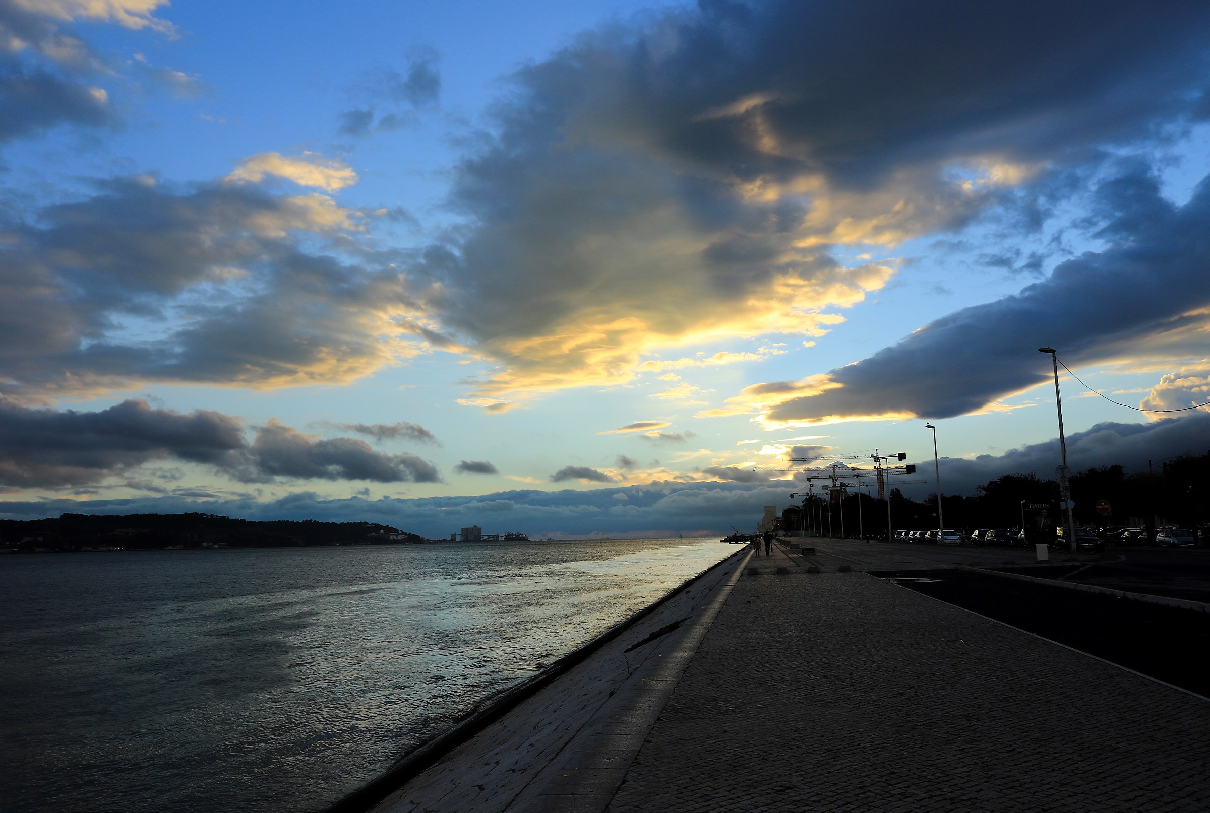 sunset in Lisbon