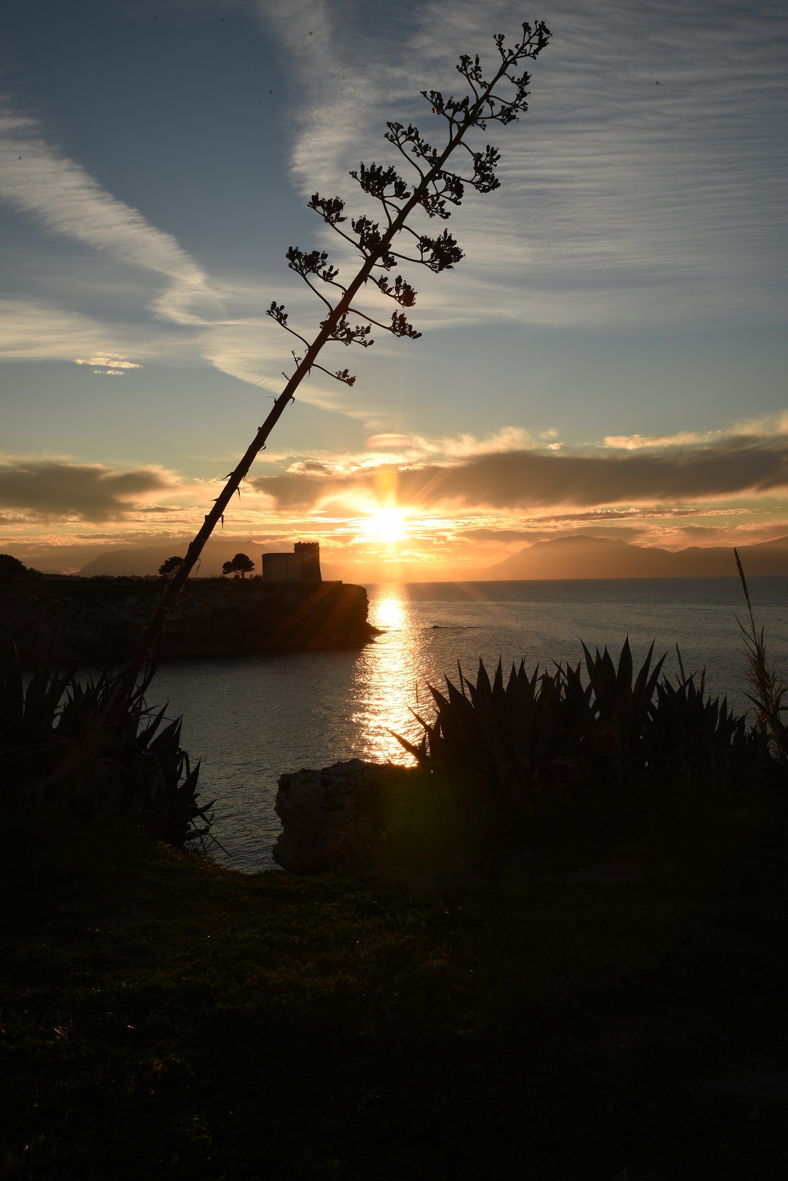 Tramonto nelle vicinanze di Palermo