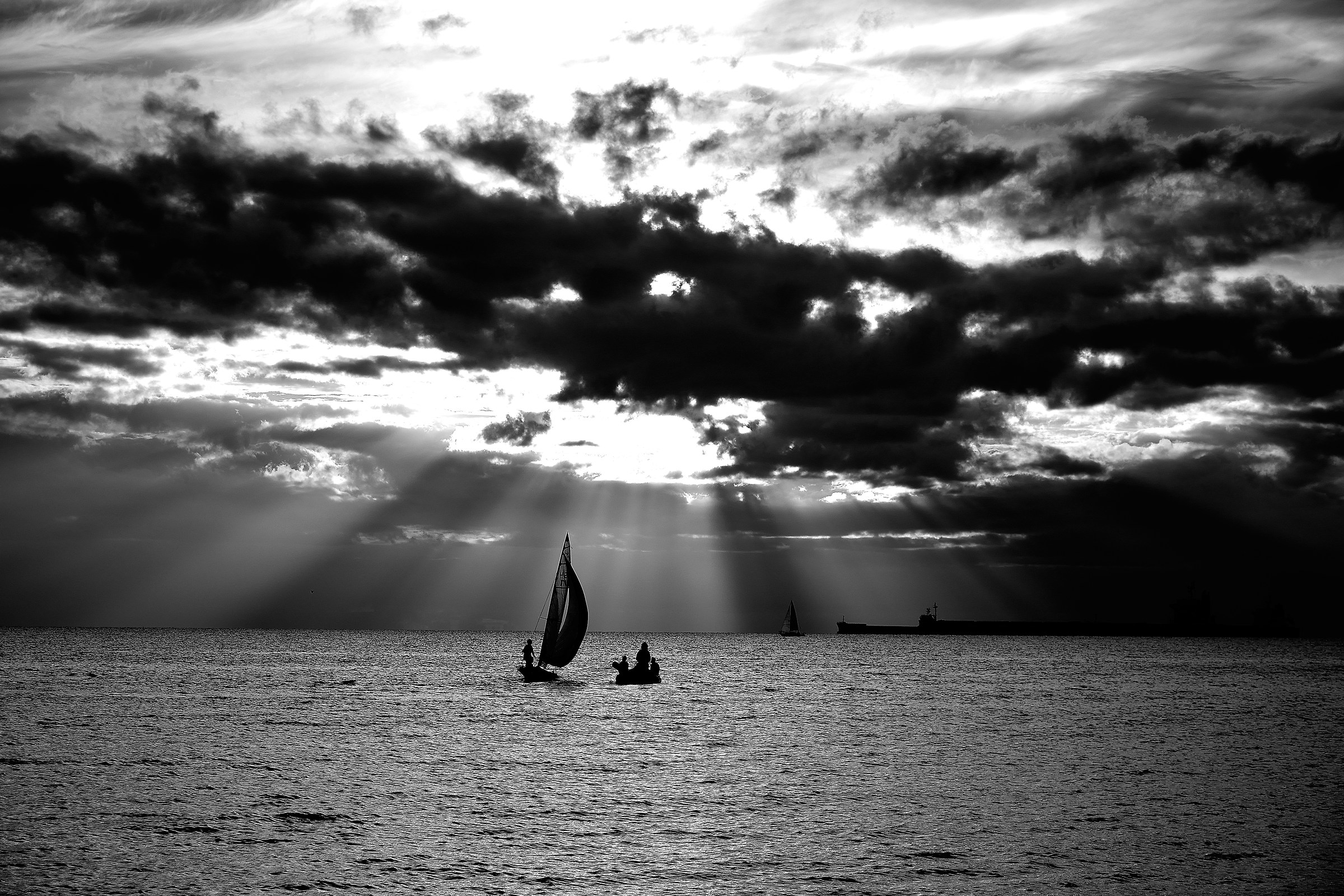 ll mare d'inverno (b/n)