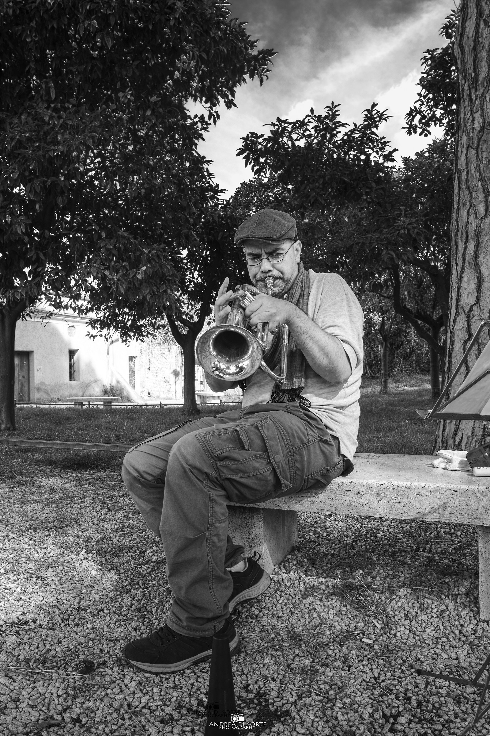 Rome, orange garden. Musico