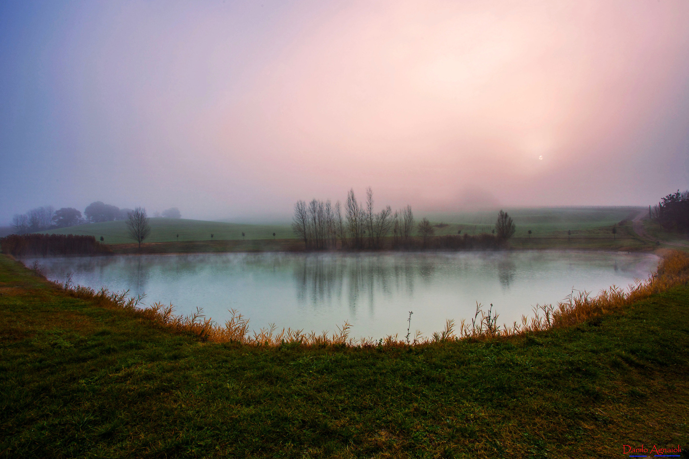 La suggestiva nebbia di stamattina