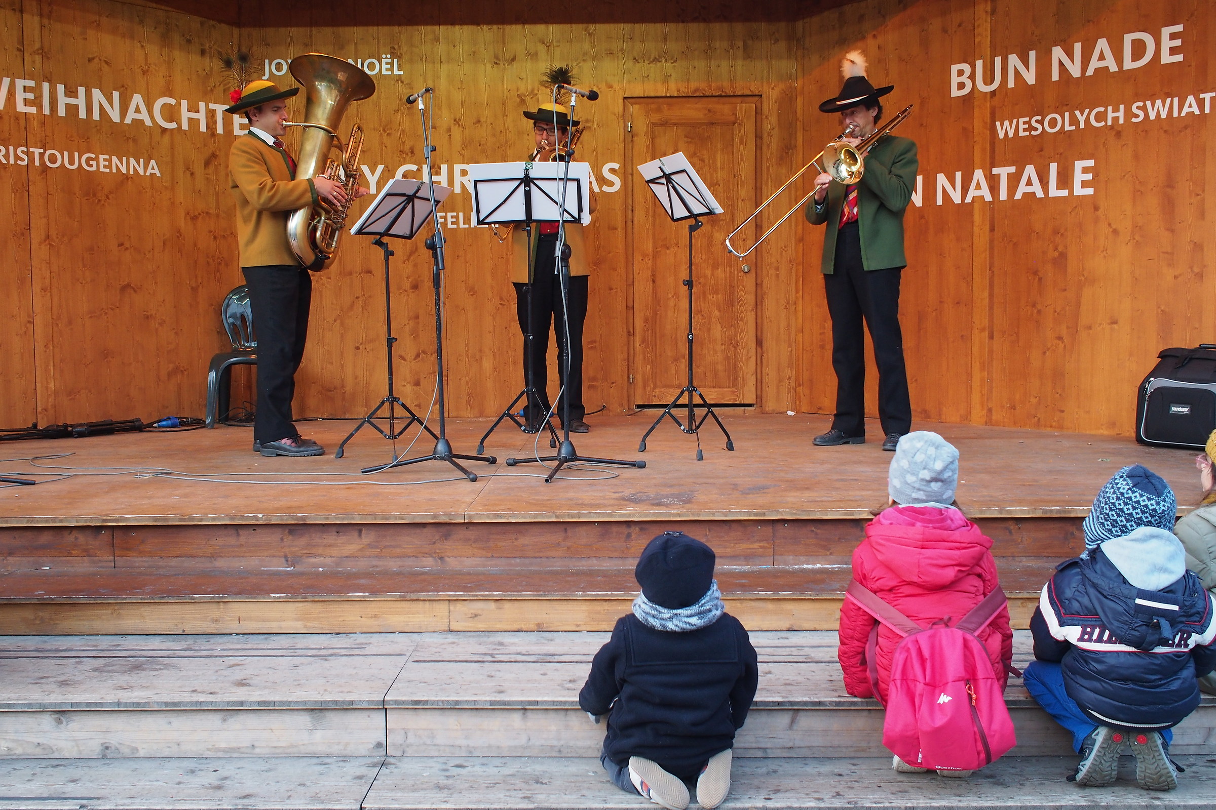 the Christmas markets