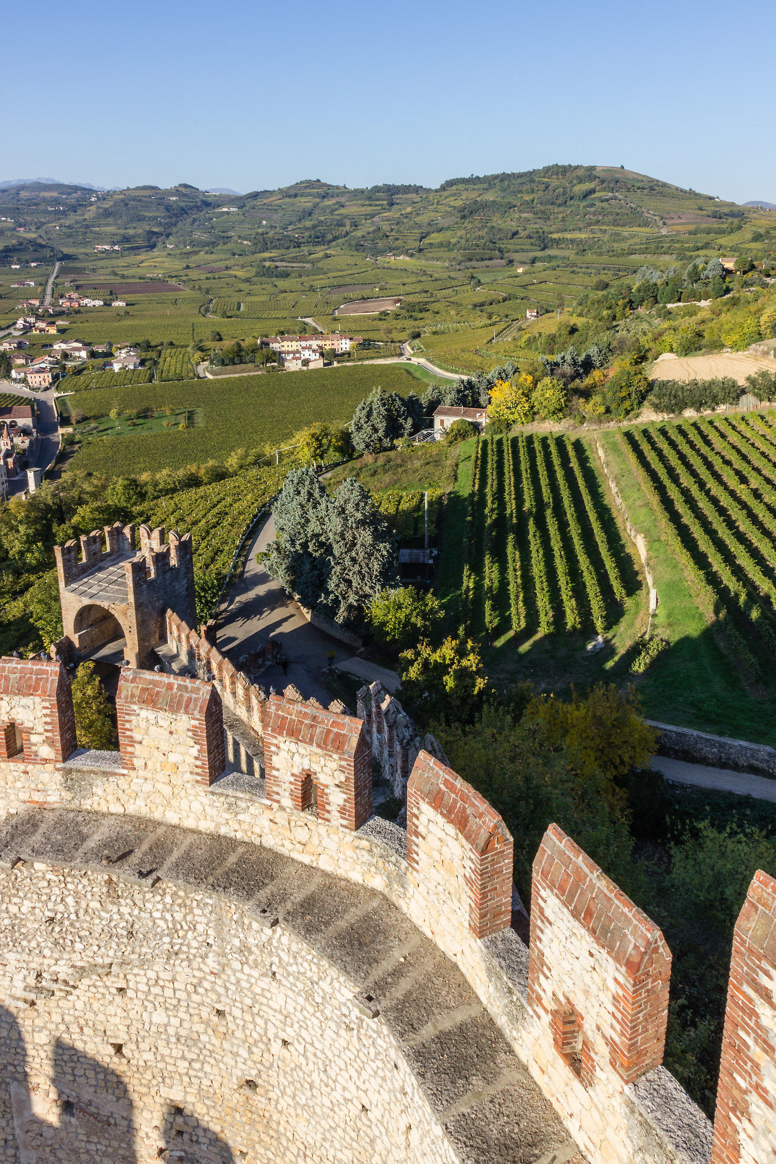 Vista dal castello di Soave