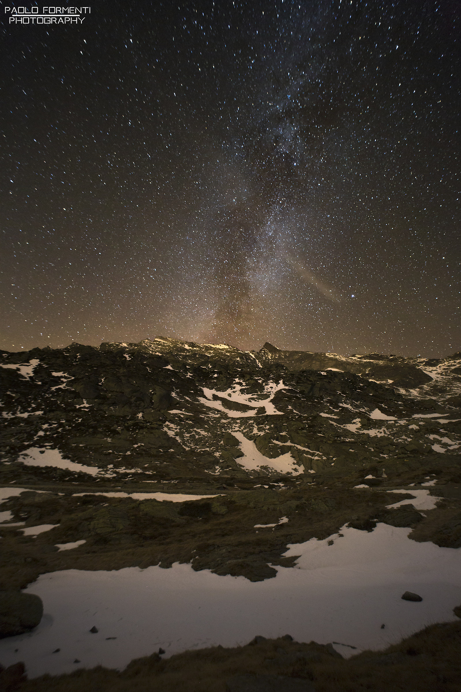 Via lattea invernale