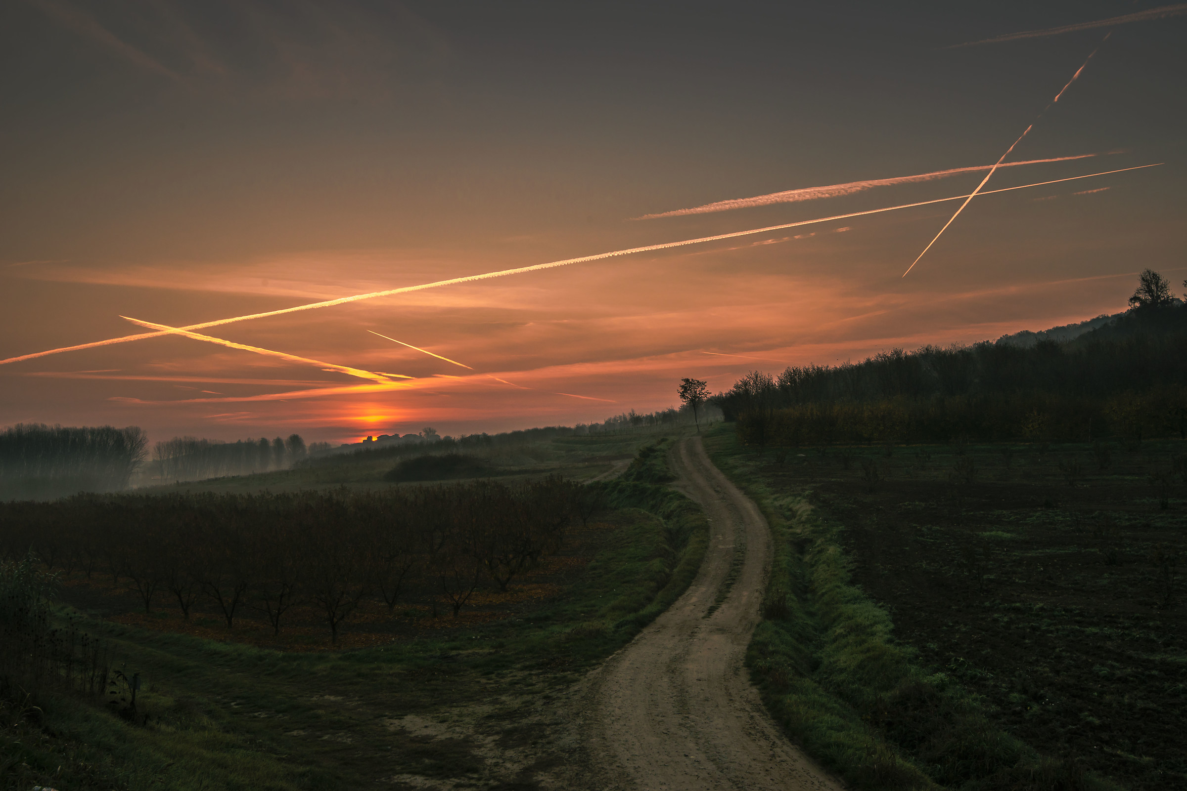 La strada verso l'alba!