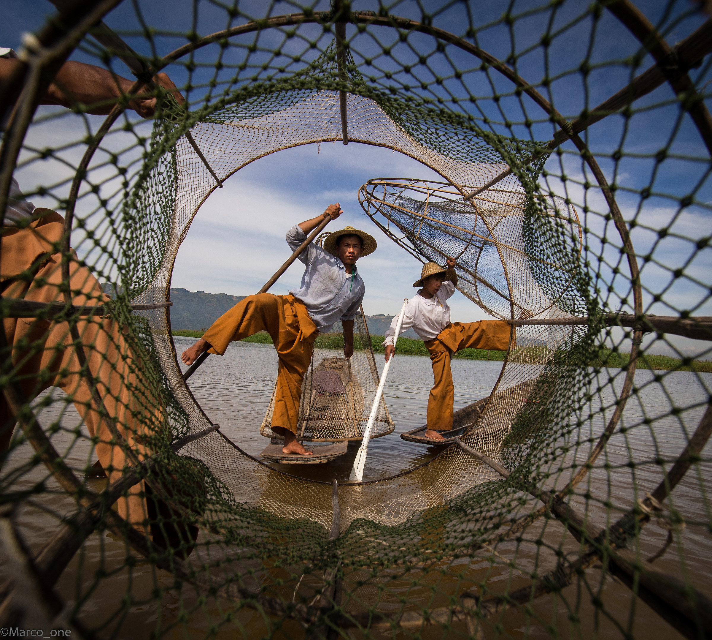 Inle Lake, fishermen