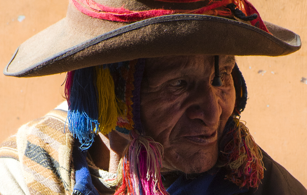 Anziano al mercato - Cuzco