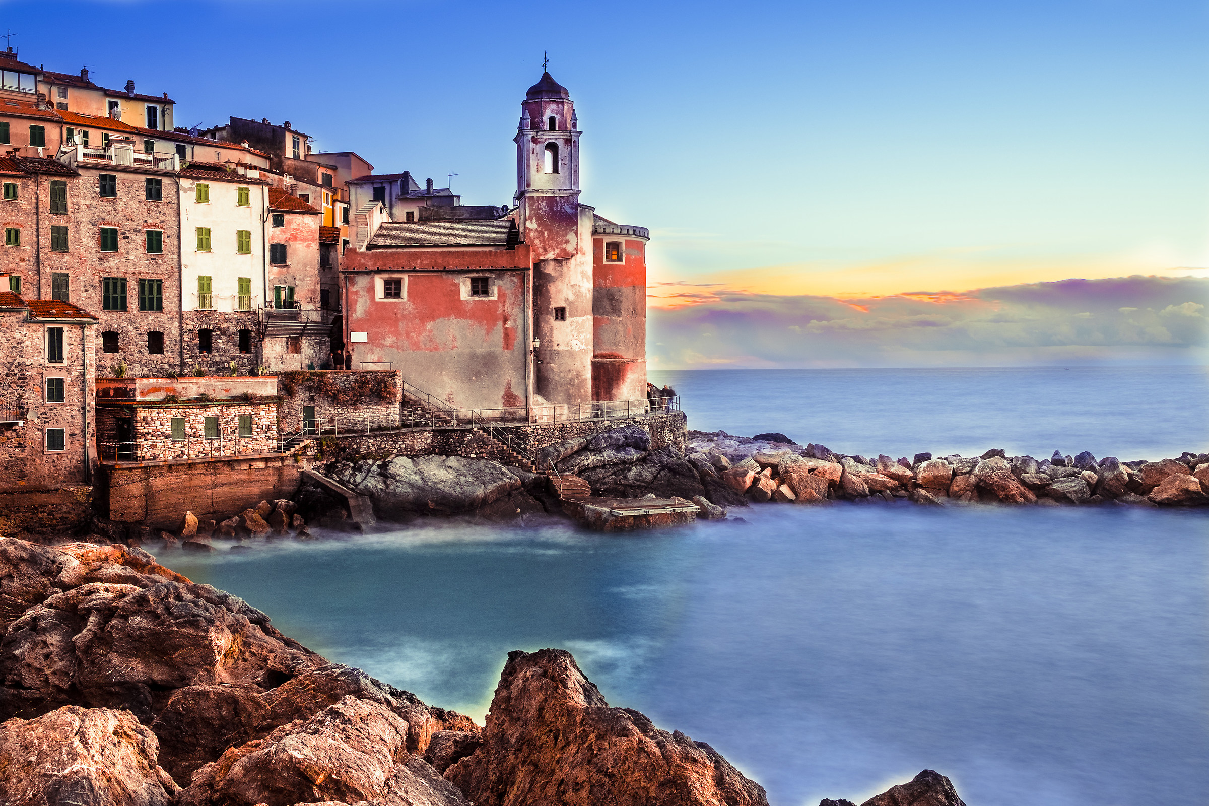 Italy postcard (Tellaro)