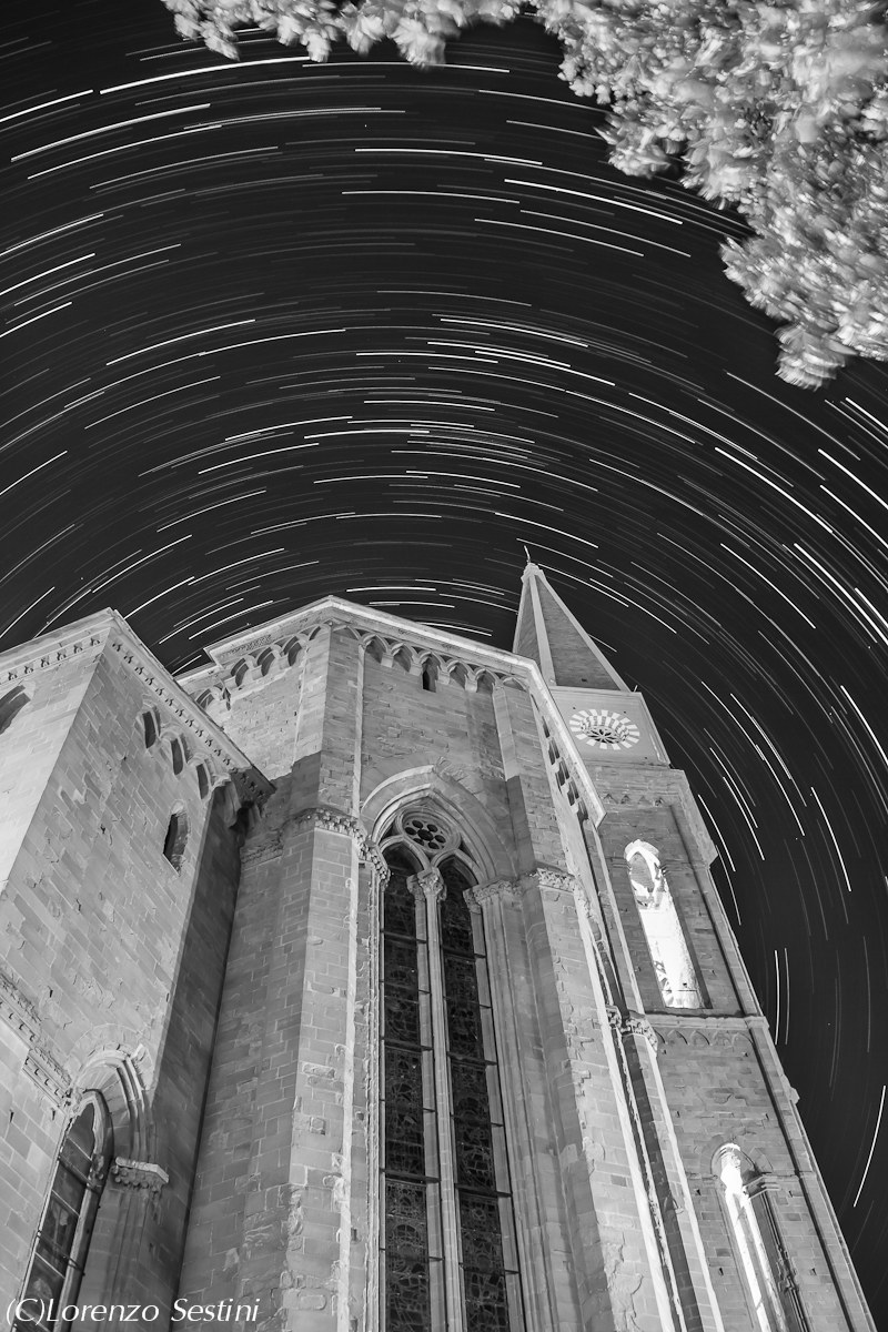 Rotation Dome of Arezzo b / n