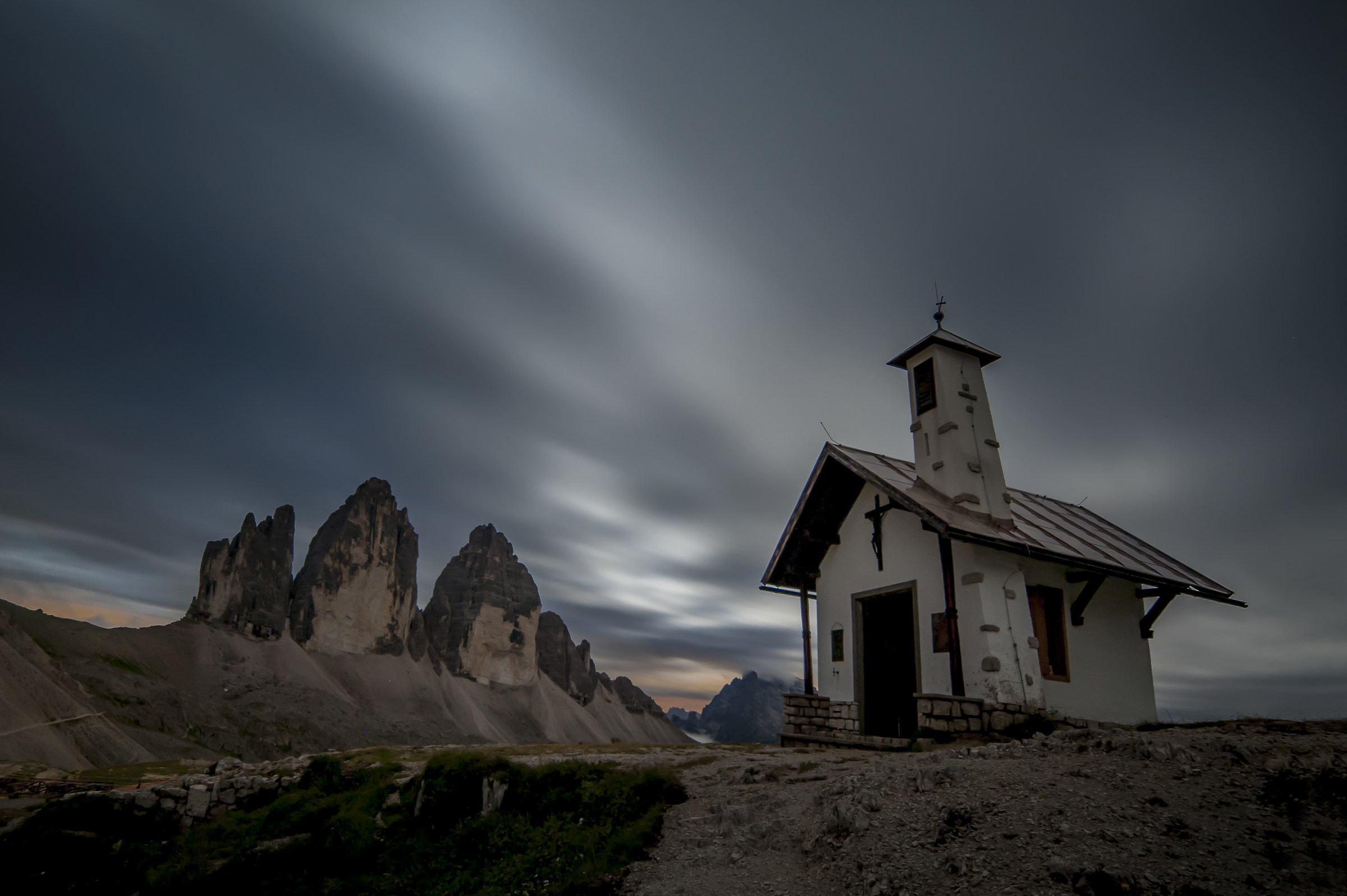 Nottata di Tempesta sulle Tre Cime di Lavaredo