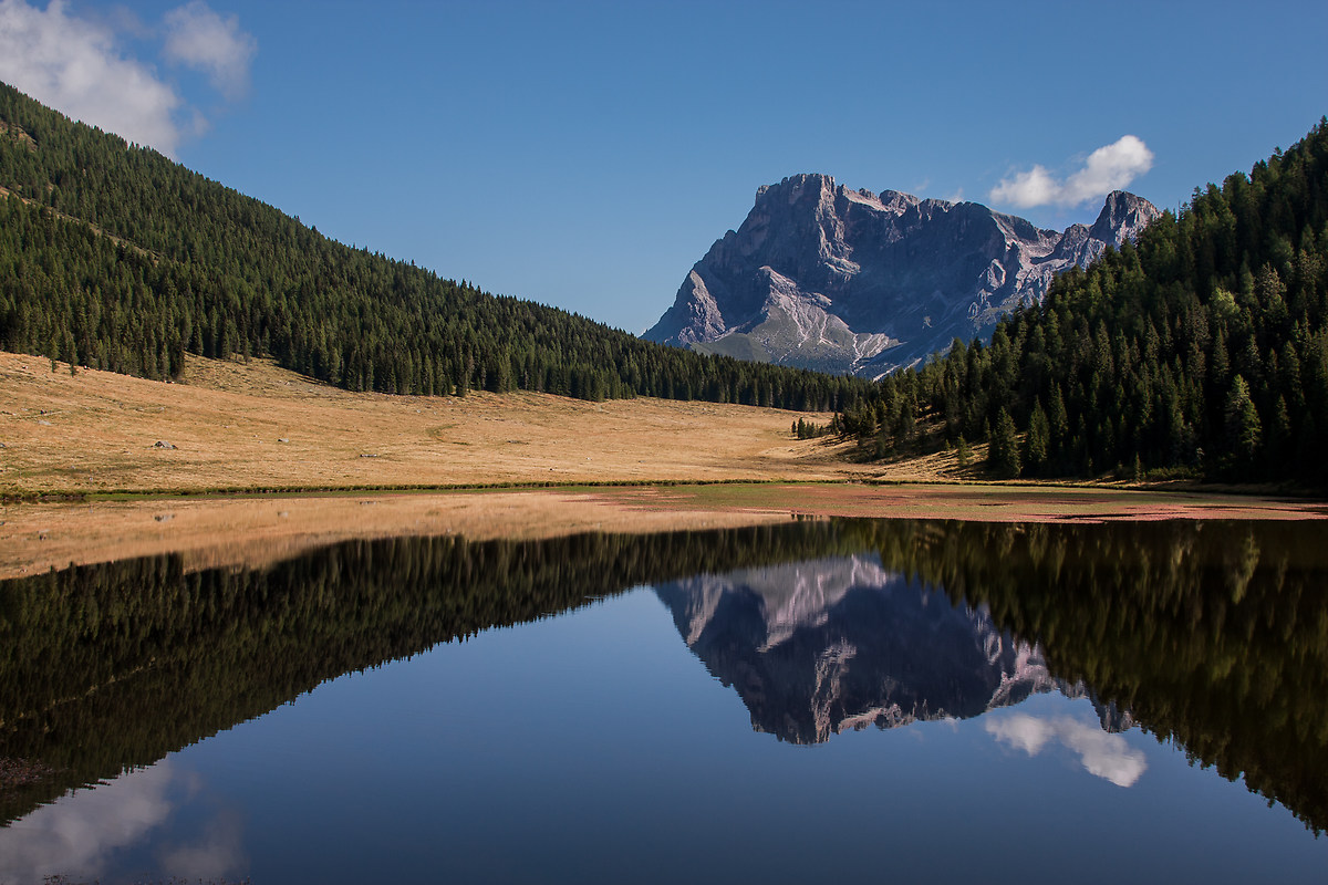 Il Cimon si specchia