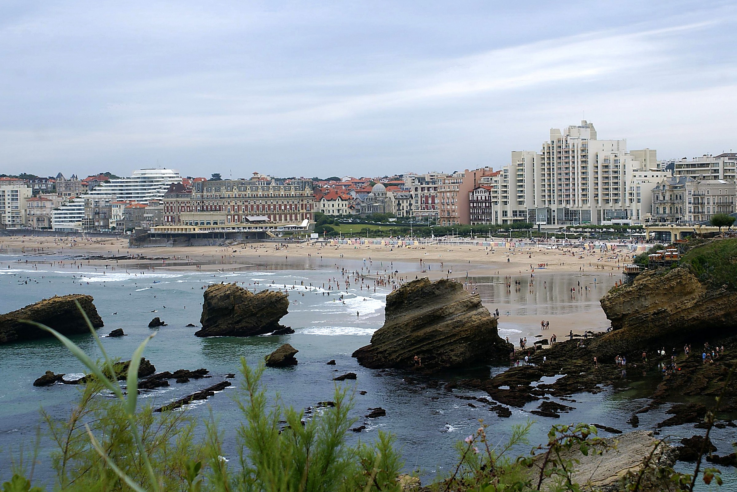 Biarritz and bad weather in August