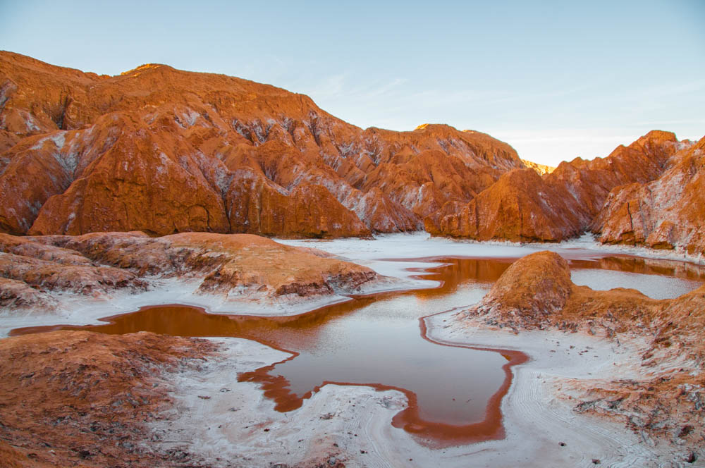 Tramonto fra le Ande