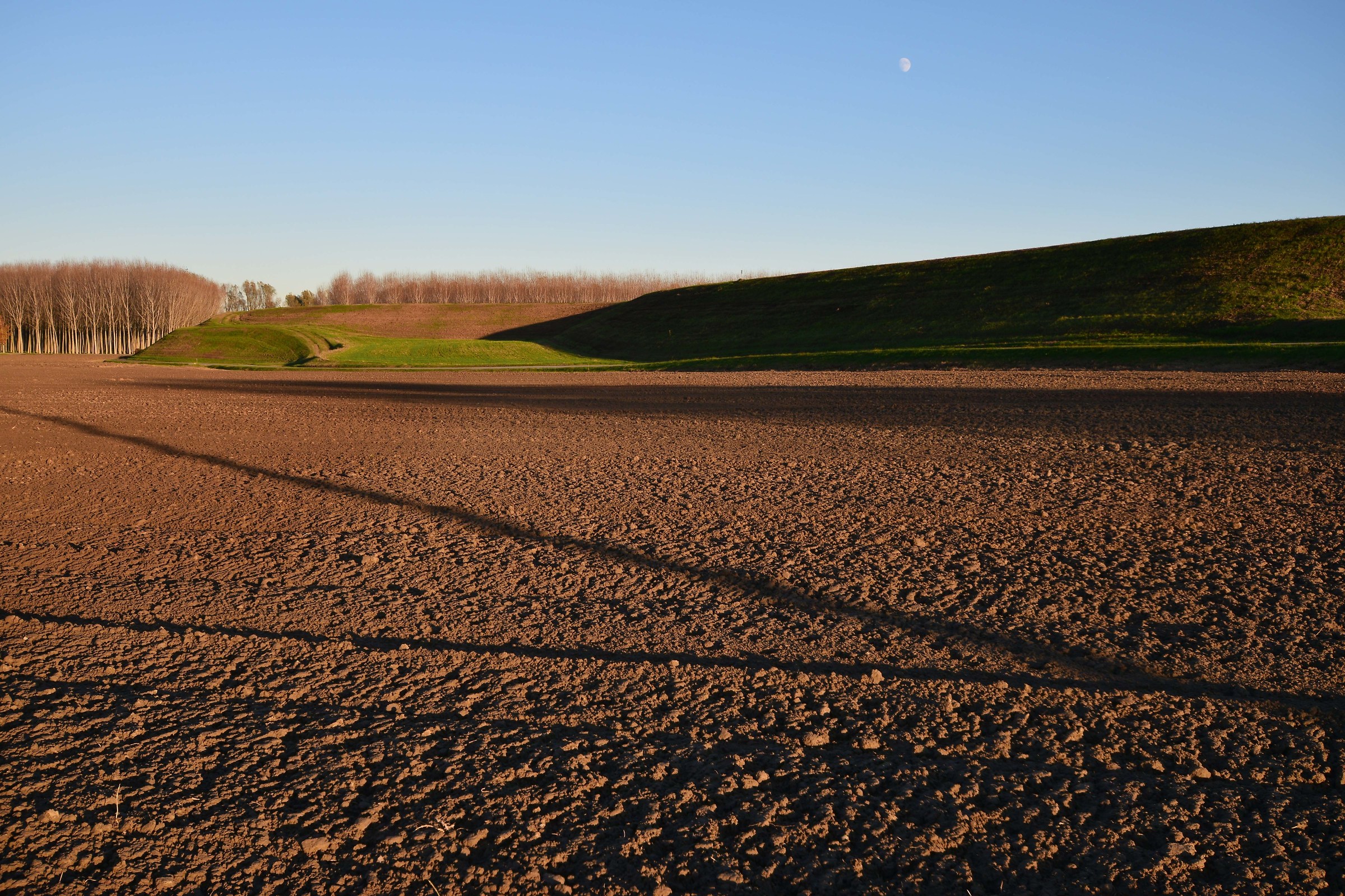 countryside at sunset
