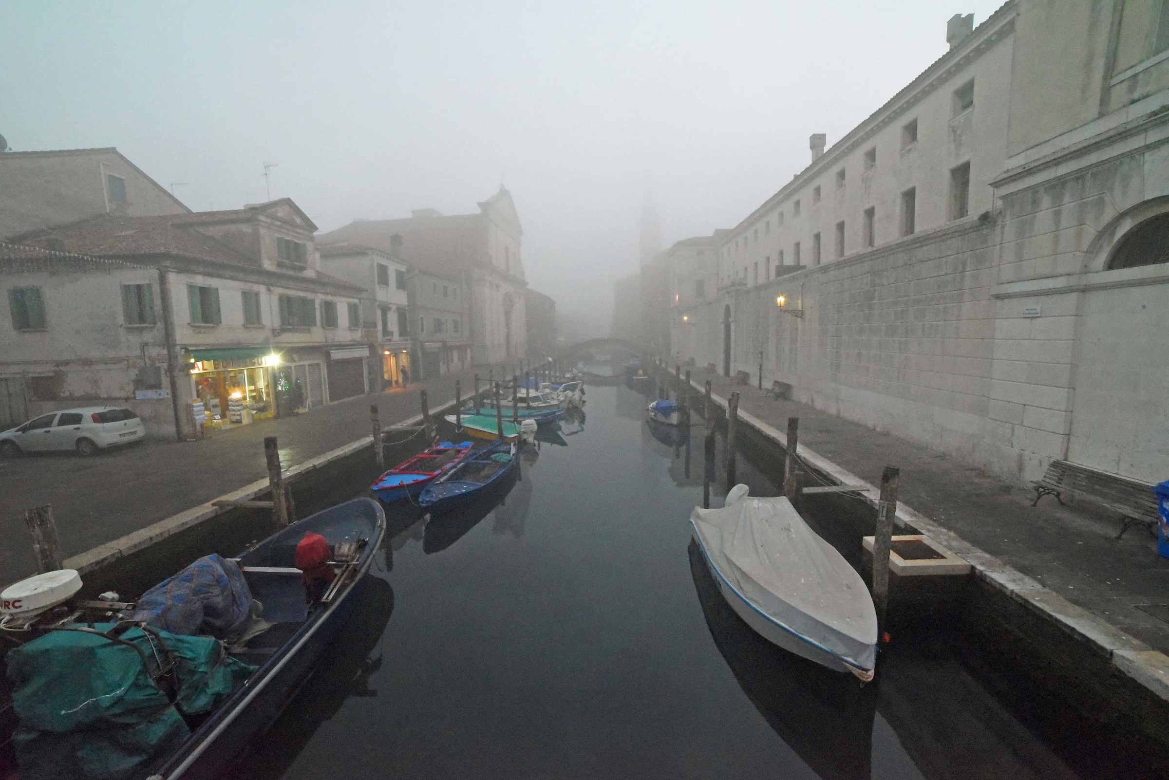 Chioggia with fog