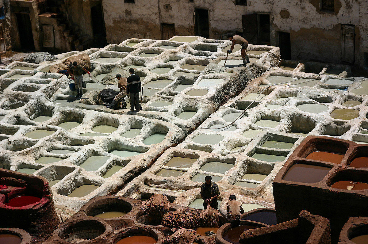 Fez - tannerie