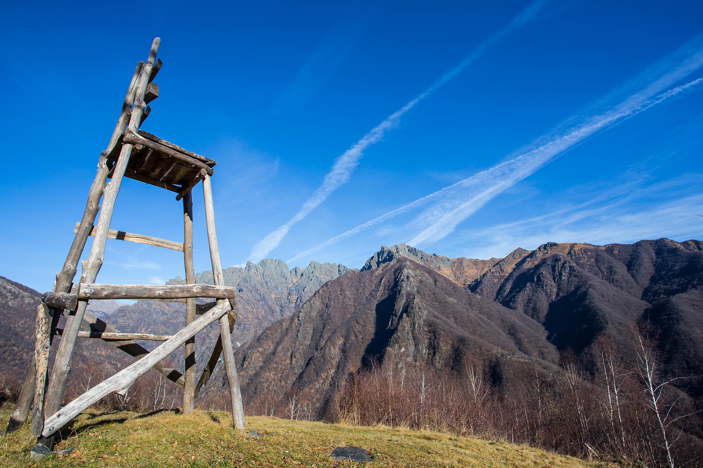 Park Valgrande - chair overlooking Corte Buè