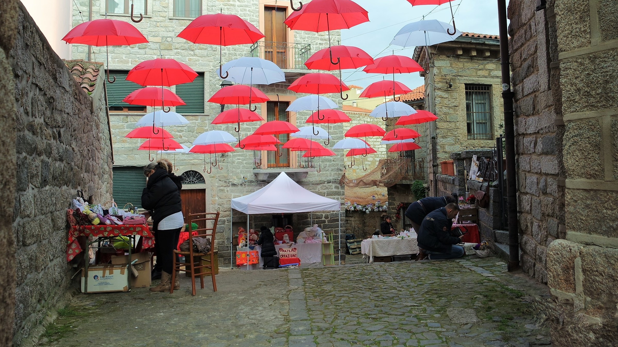 Umbrellas at the market