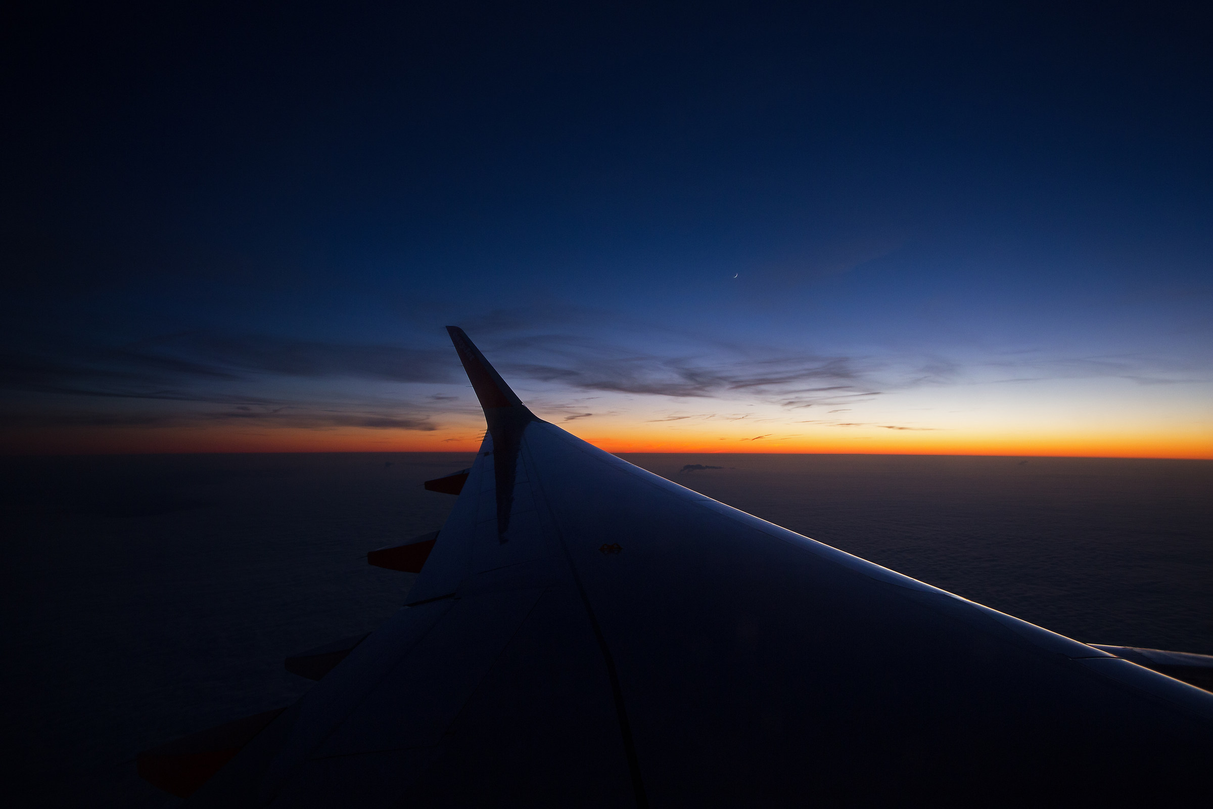 Tramonto sulle nuvole