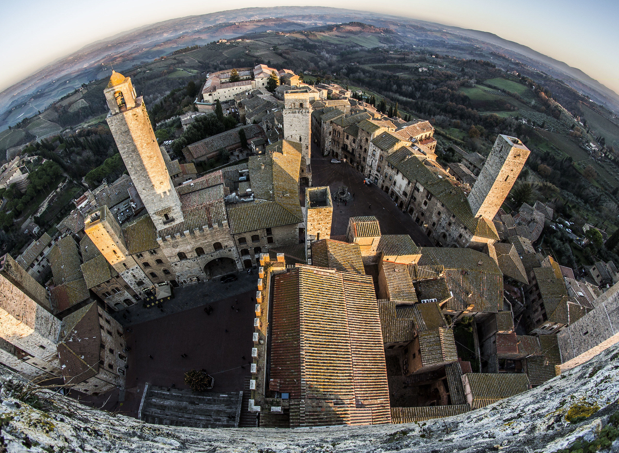 San Gimignano from the Torre Grossa