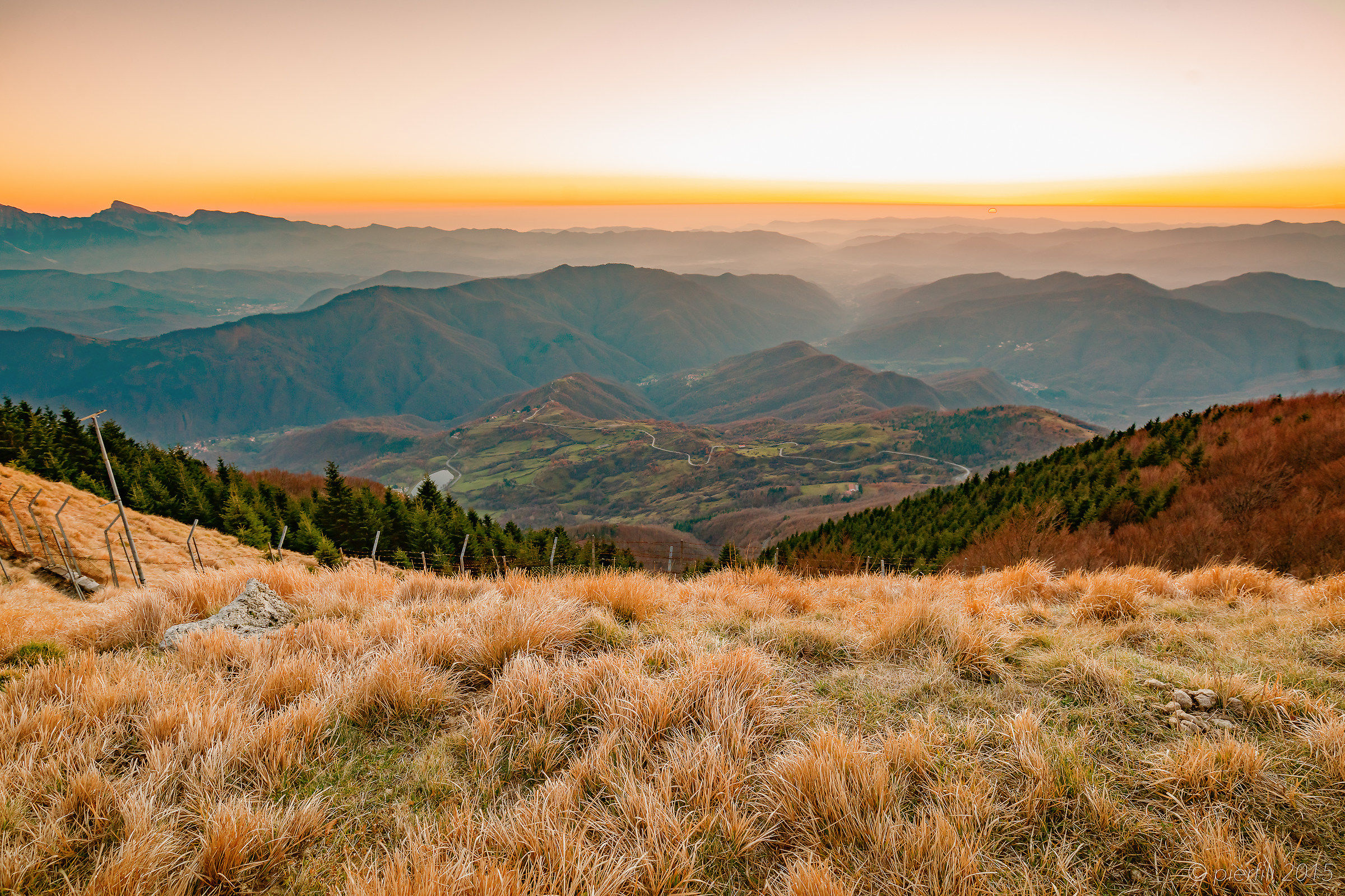 Red sky at night ...