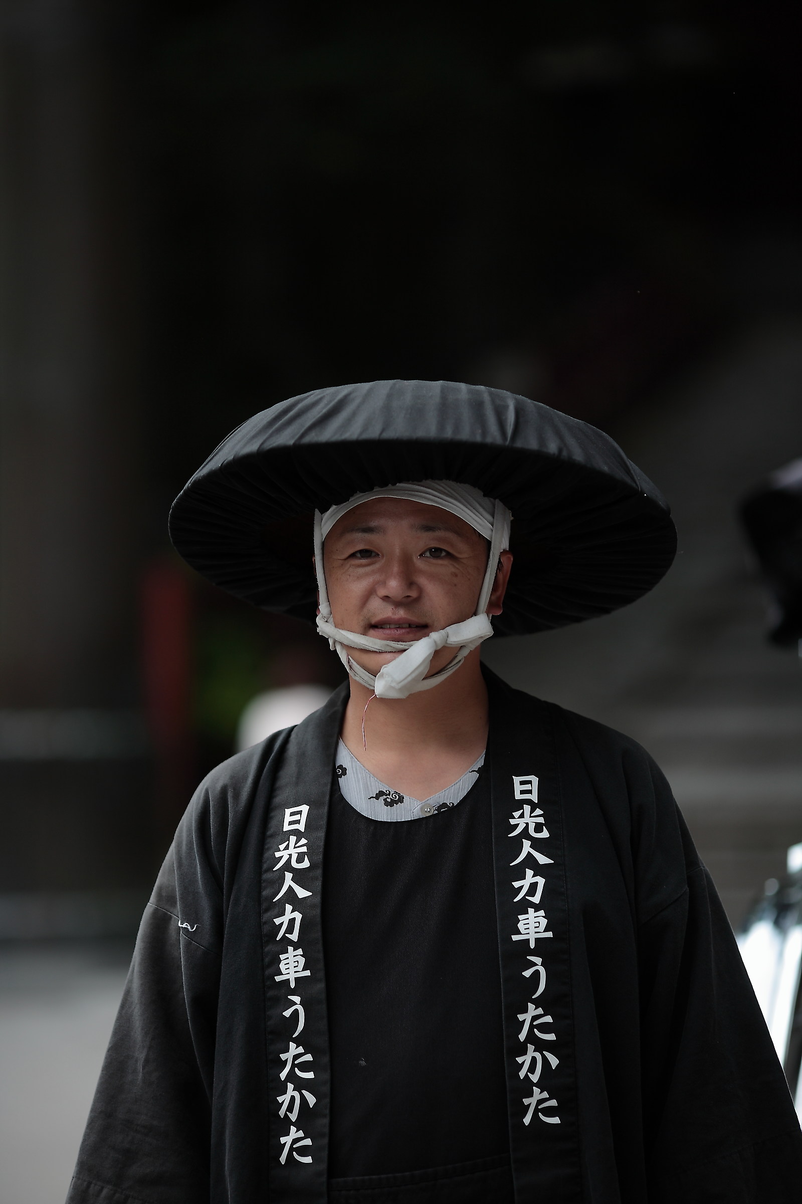 Un conducente di risciò