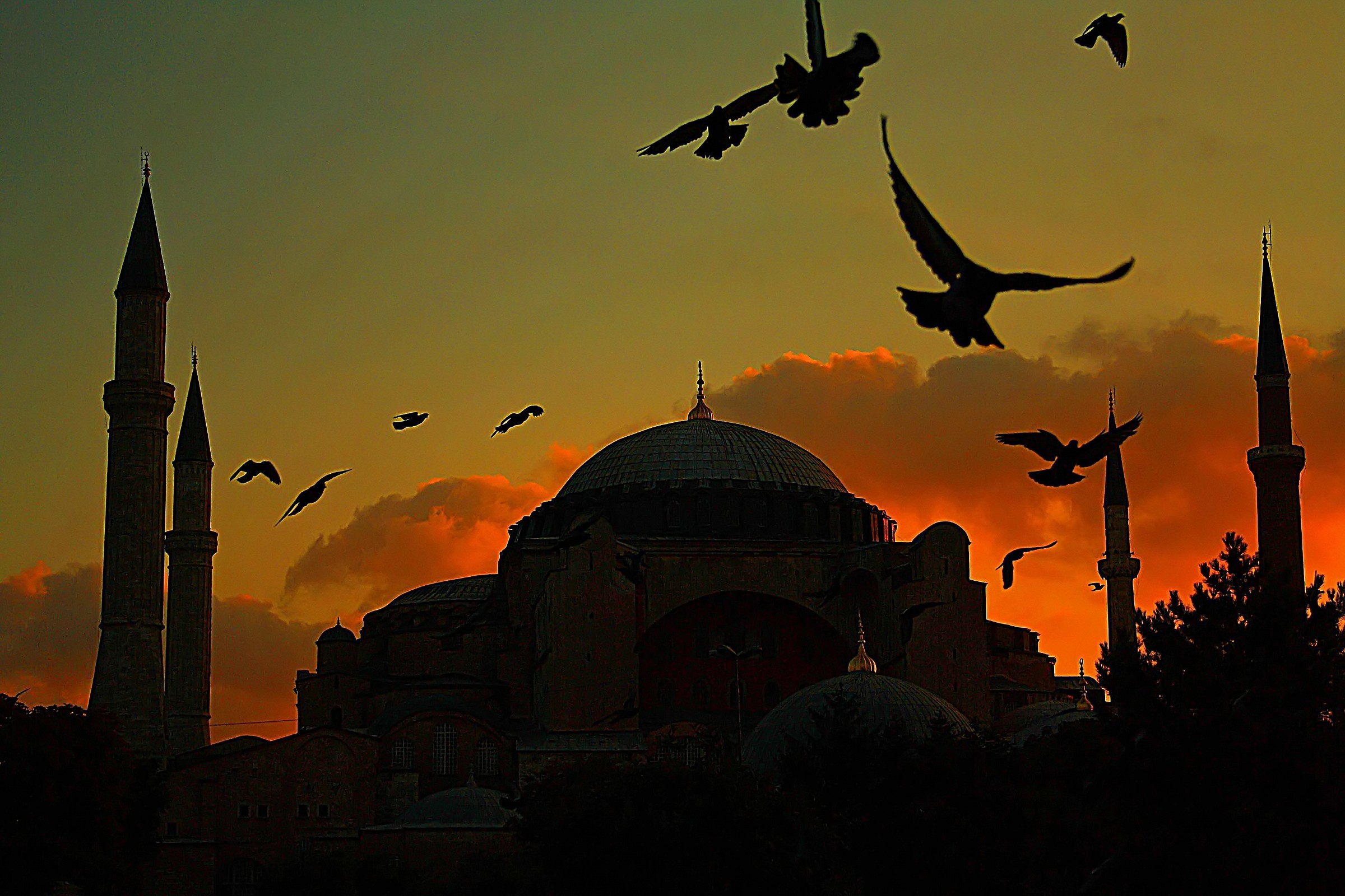 flight of aghia sophia