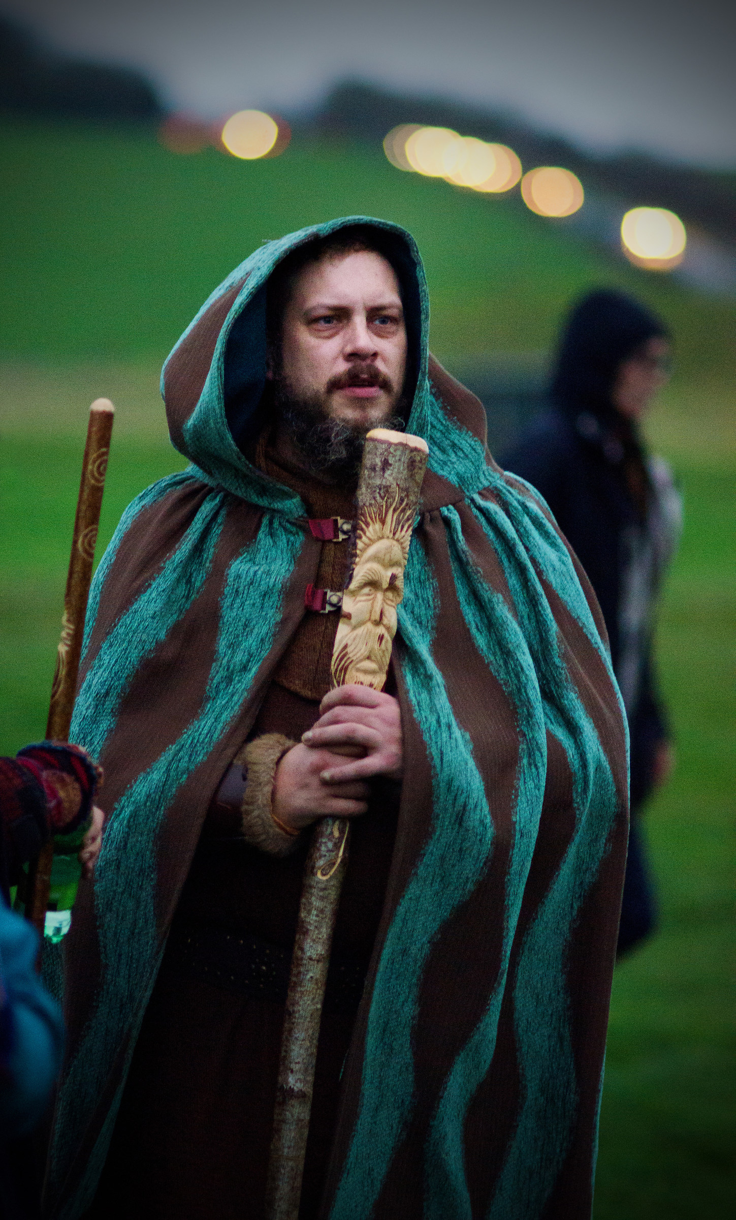 Stonehenge Winter Solstice - Druids in the Dark!