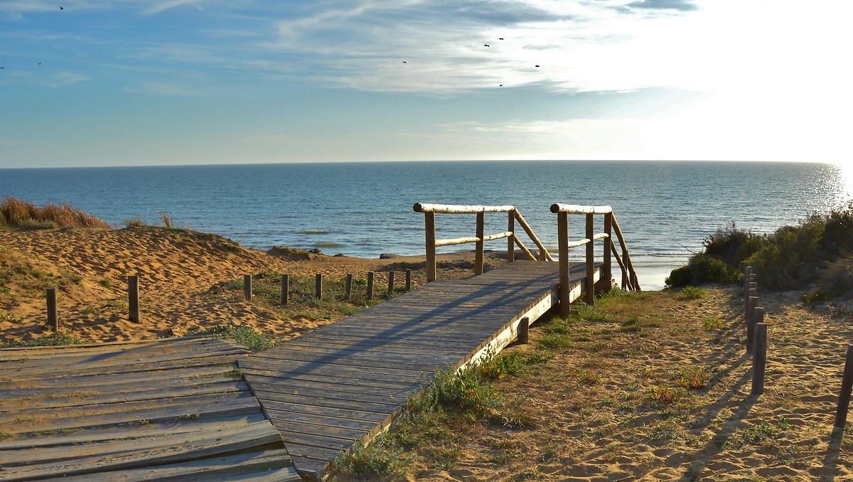 Beach between Mazagon and Matalascanas