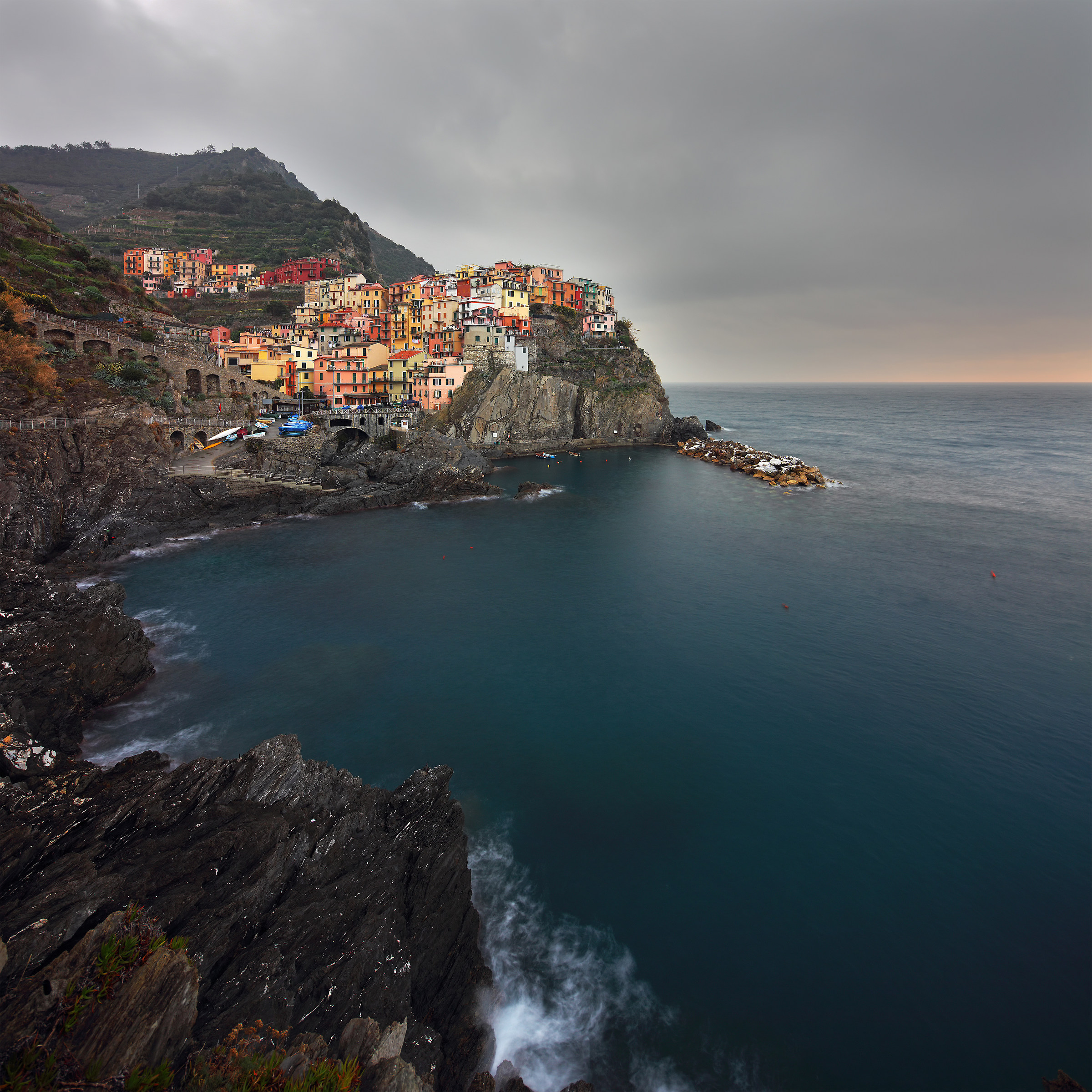 Manarola gloomy