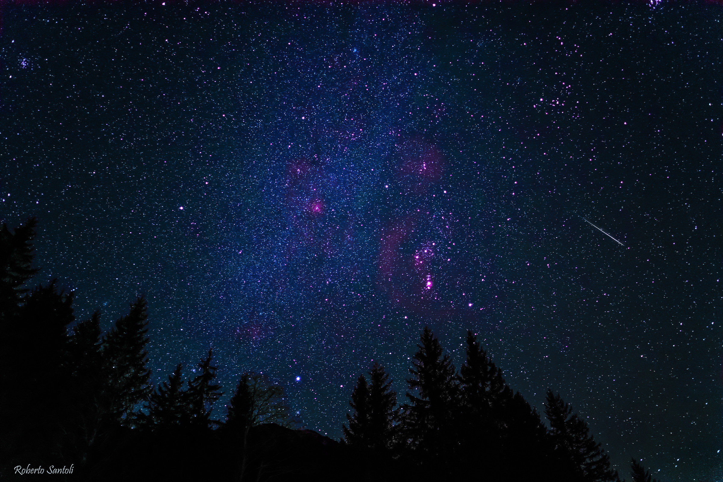 the sky of the Dolomites