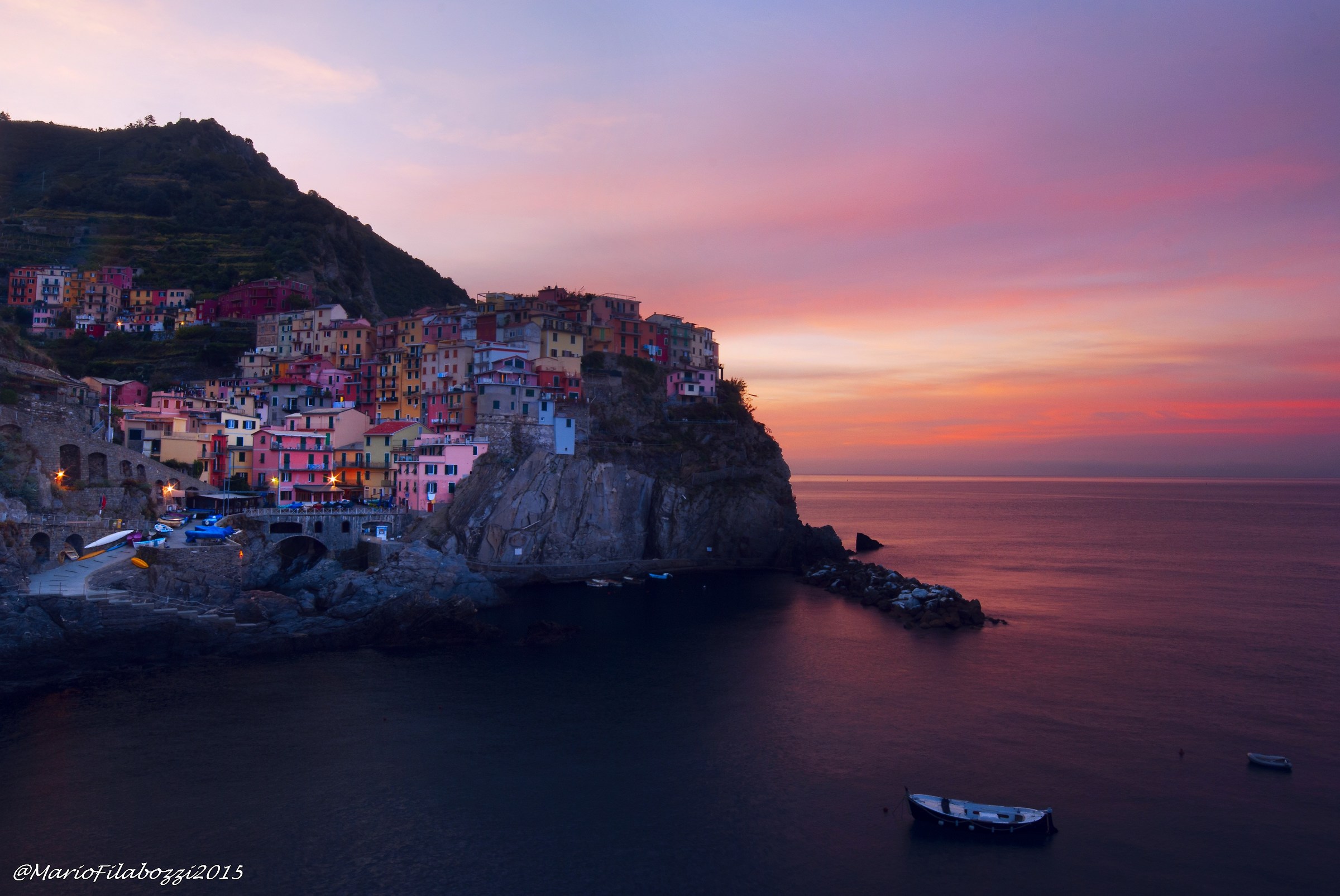 Alba a Manarola