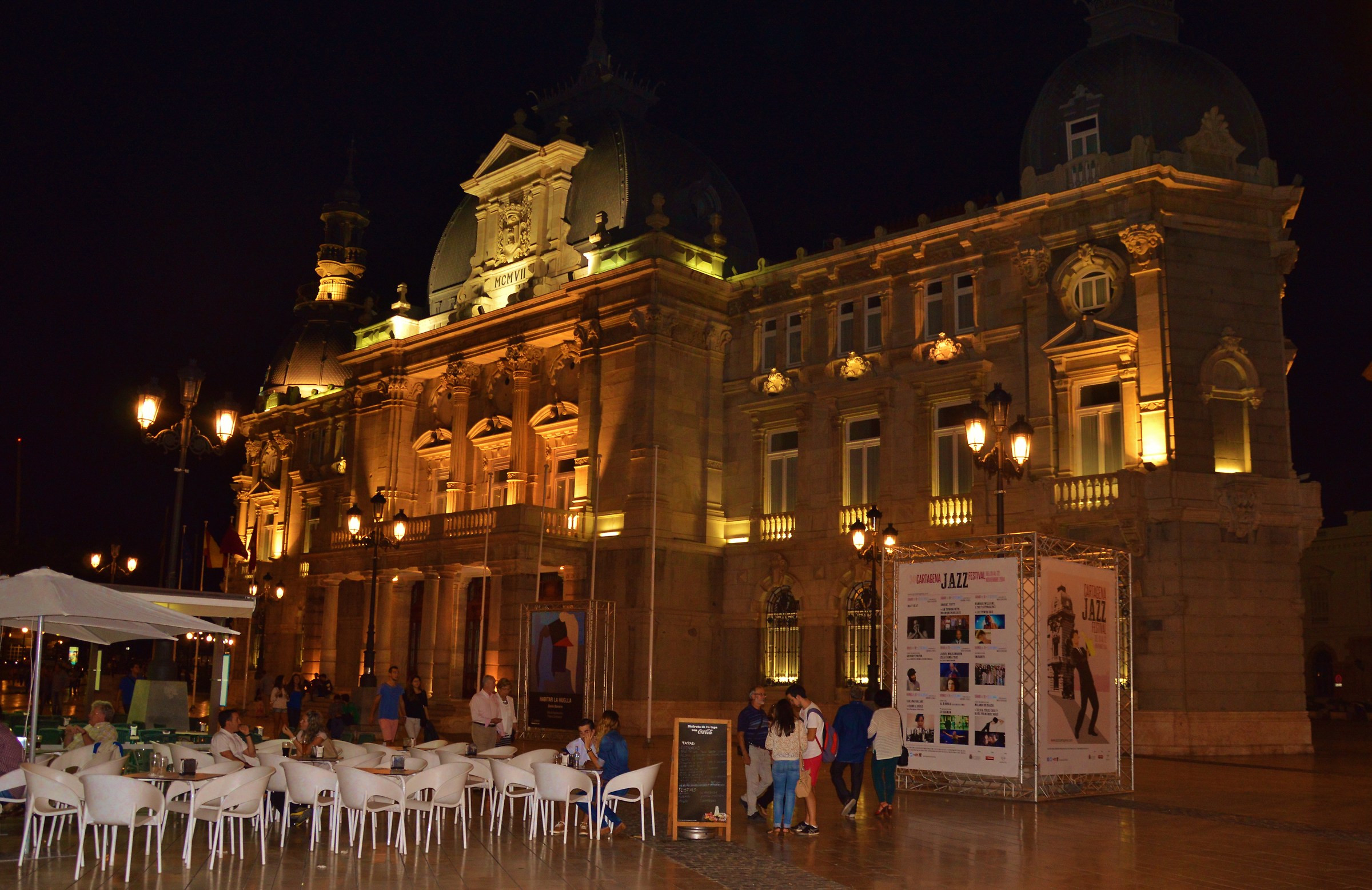 The magnificent Town Hall Cartagena Baroque