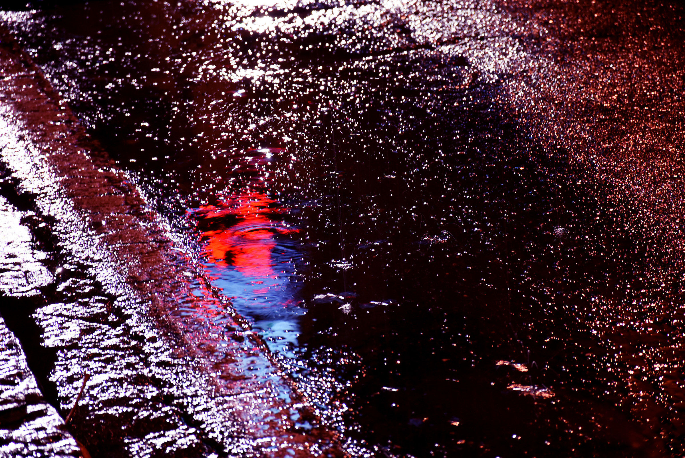 the rain and the road