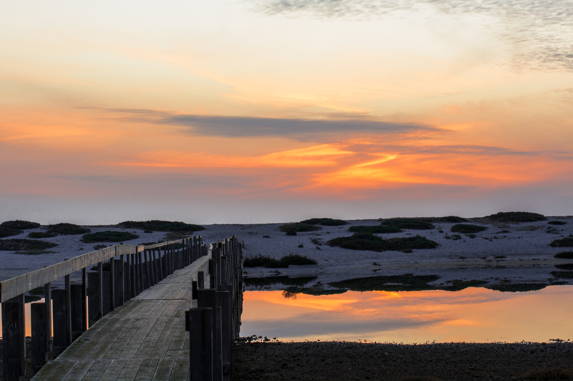 lagoon seas Ermi. sunset Christmas