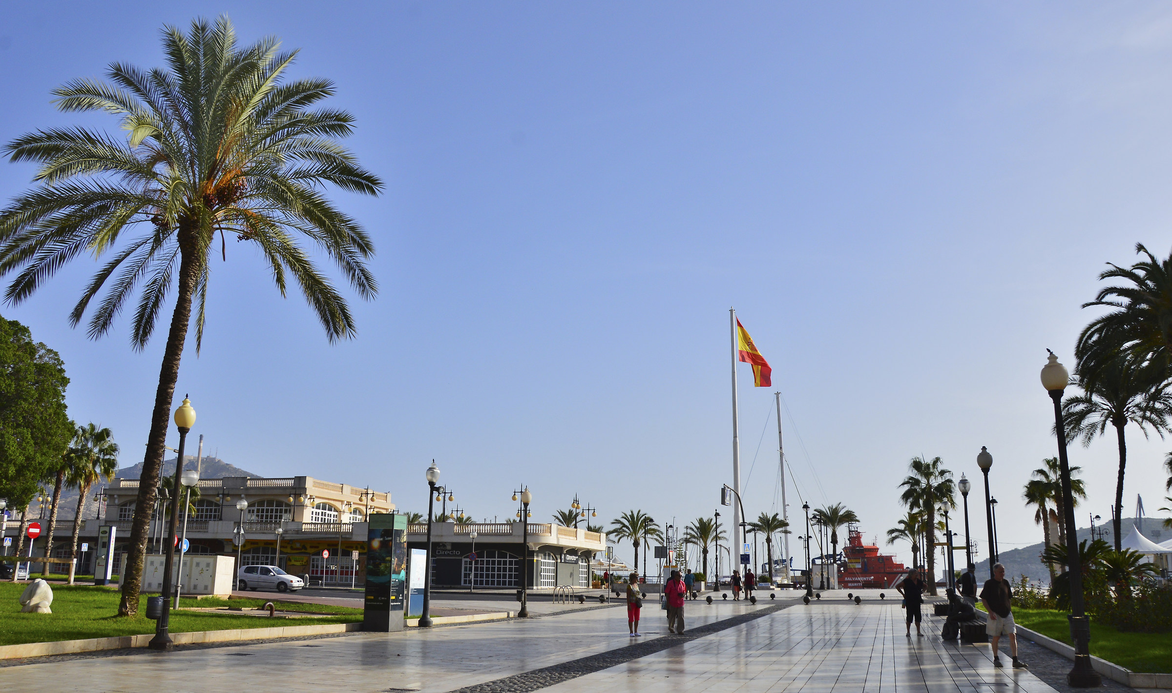 View of the port of Cartagena