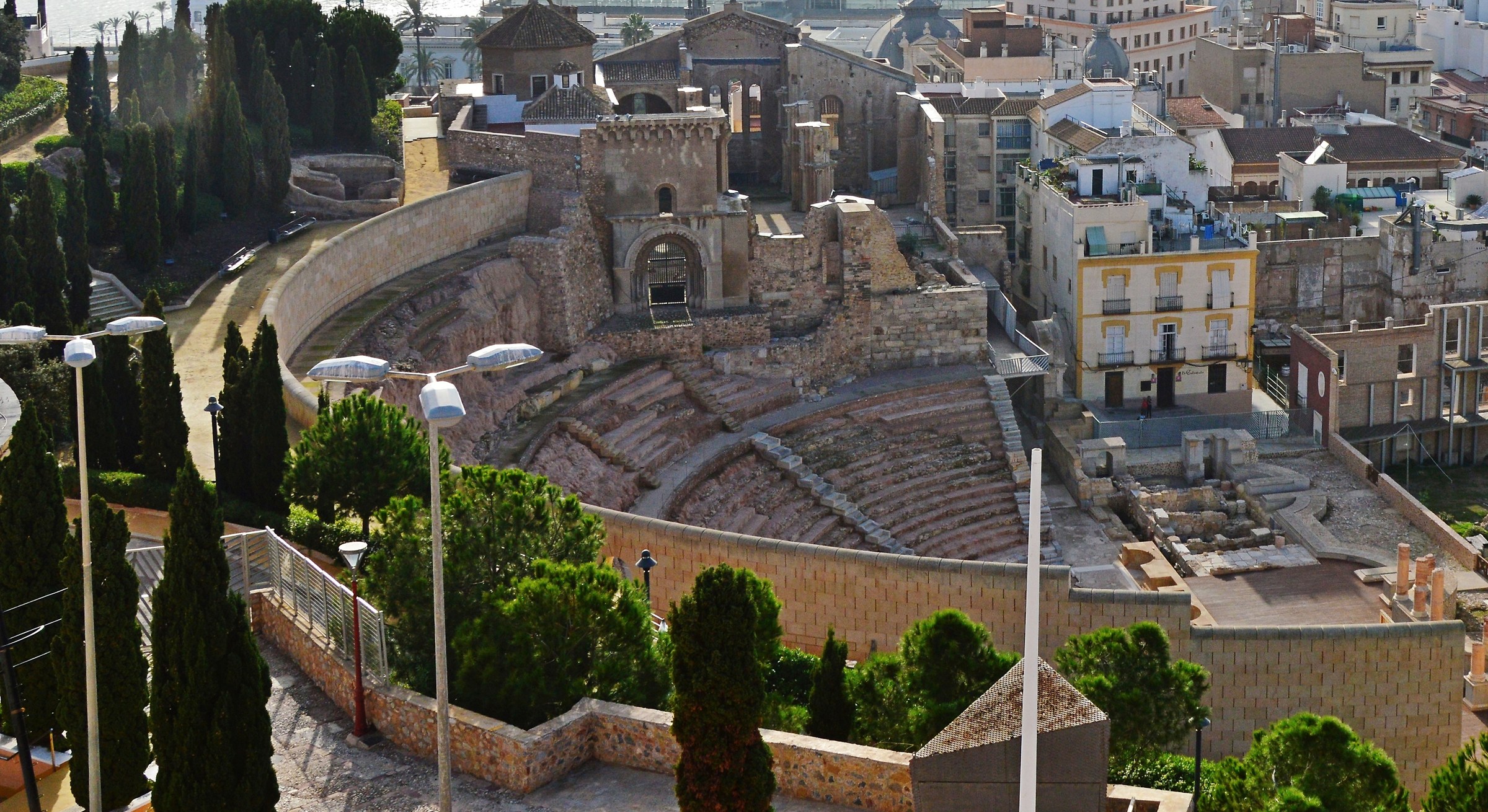 Roman amphitheater in Cartagena