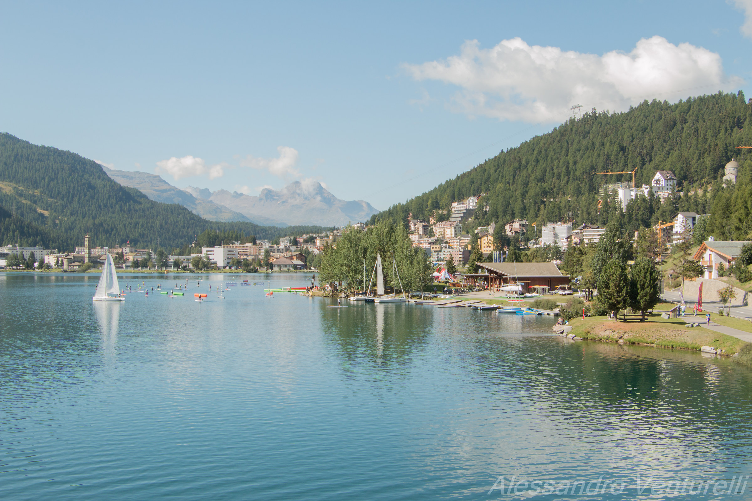 Saint Moritz lake