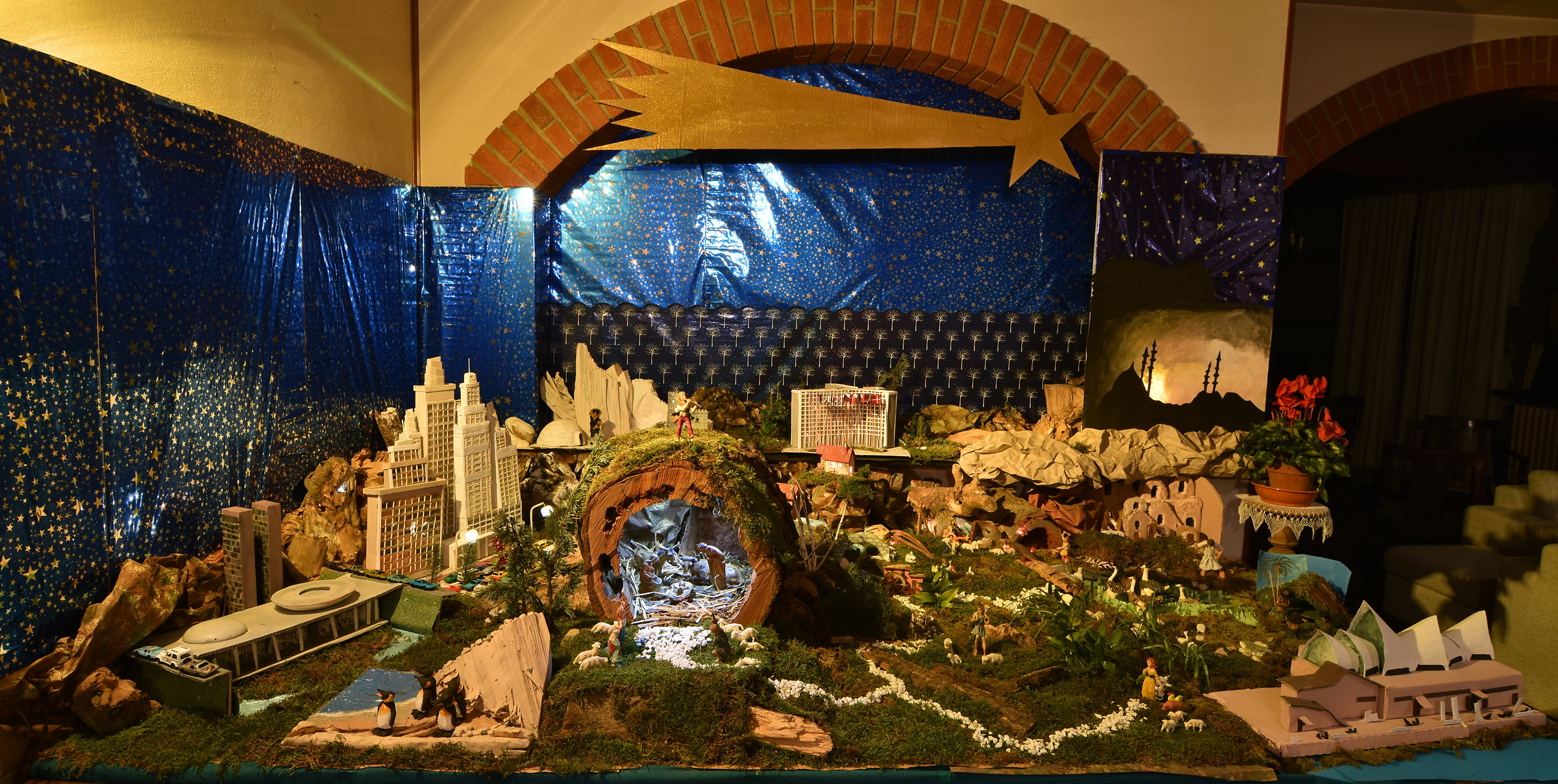 The nativity scene in the world