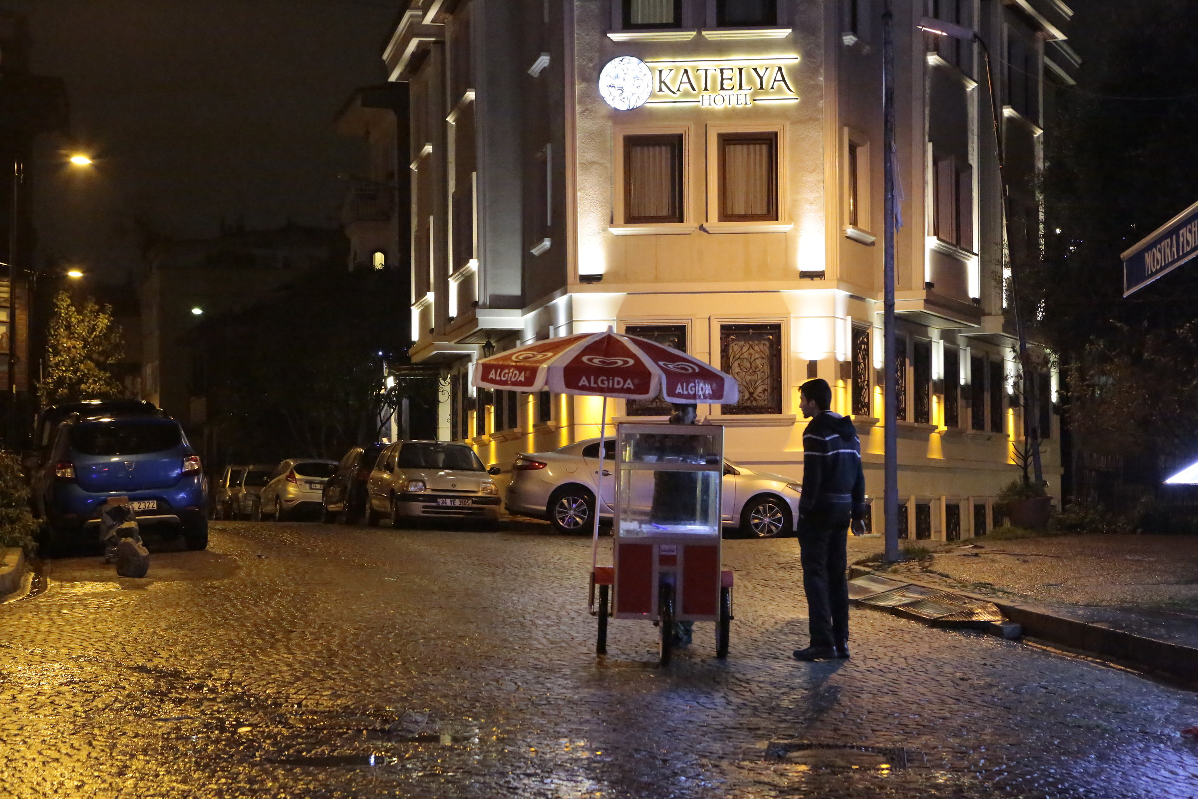 venditore di caldarroste