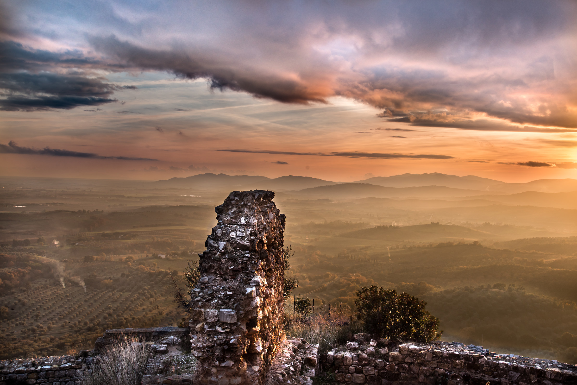 From the castle of Montemassi