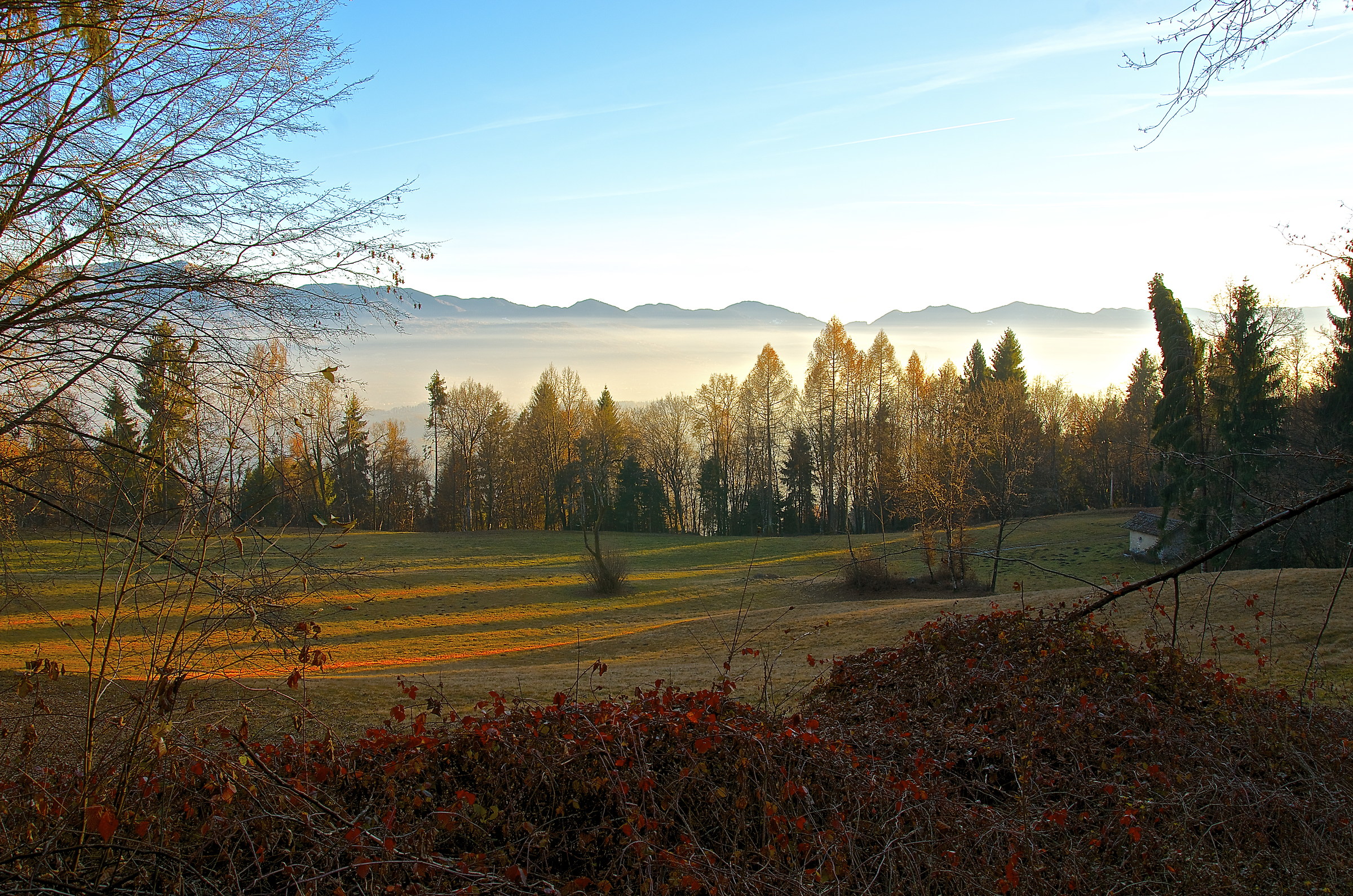 Ultimi raggi a Pian de Neve.... senza neve