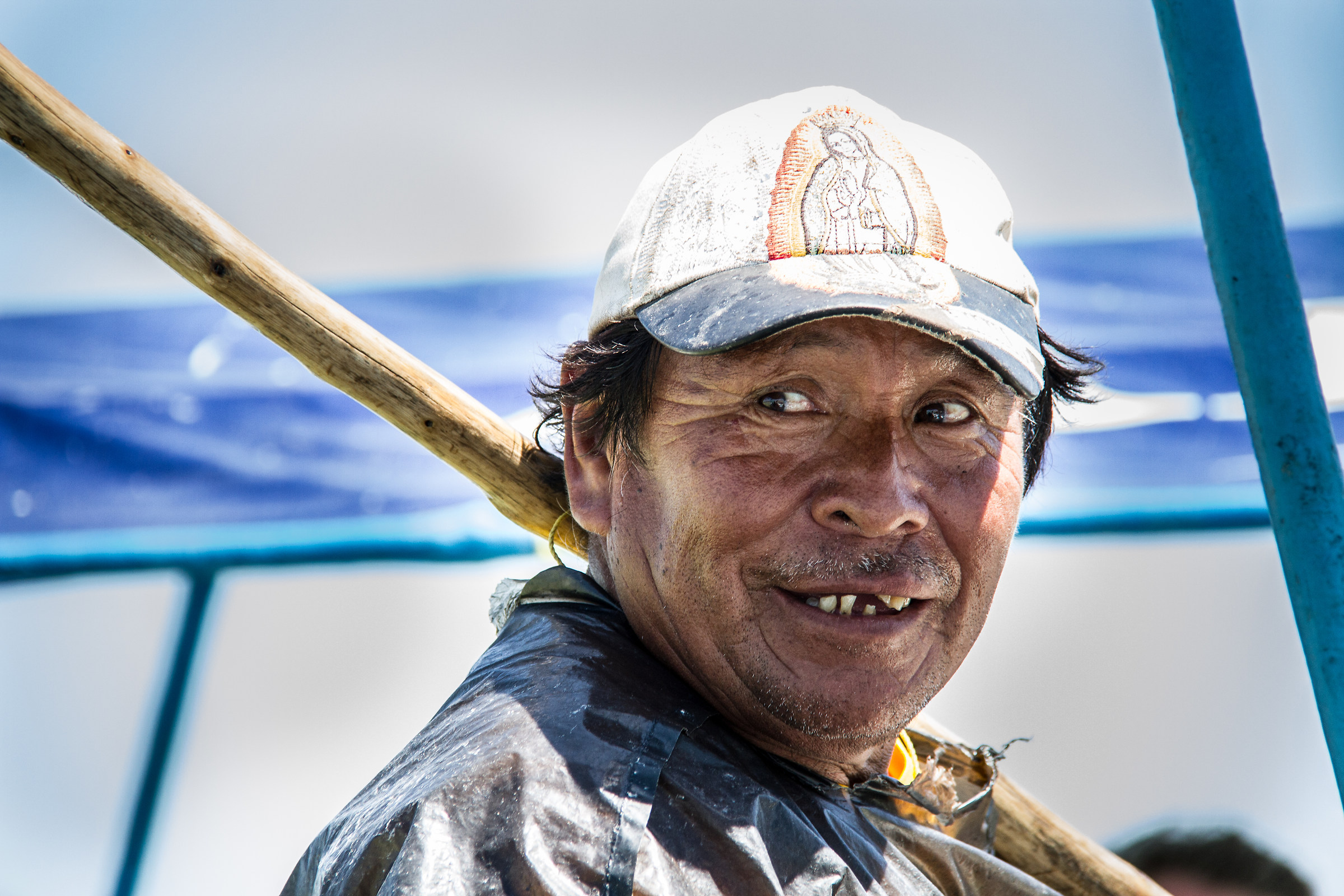 The blue crab fisherman