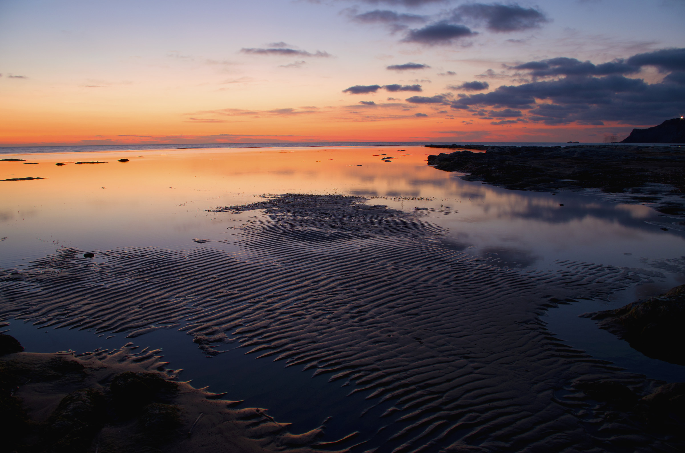 Tramonto alla scala dei turchi