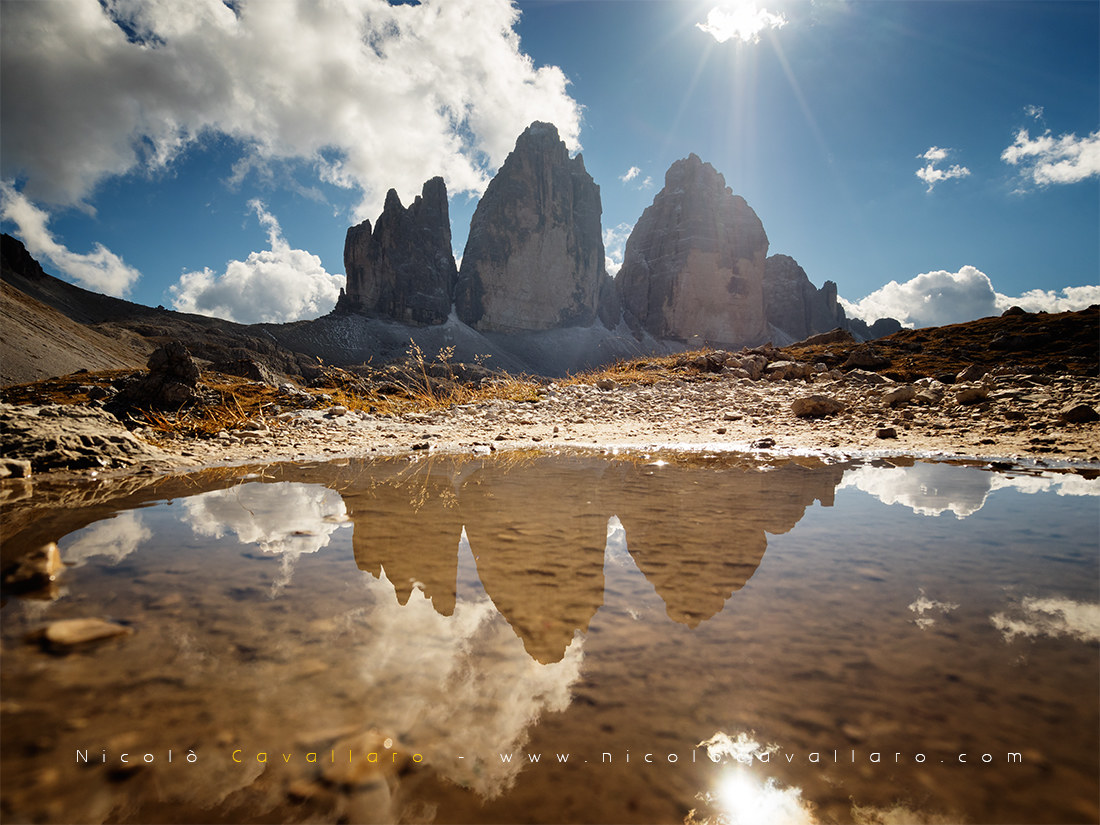 Three Peaks reflected