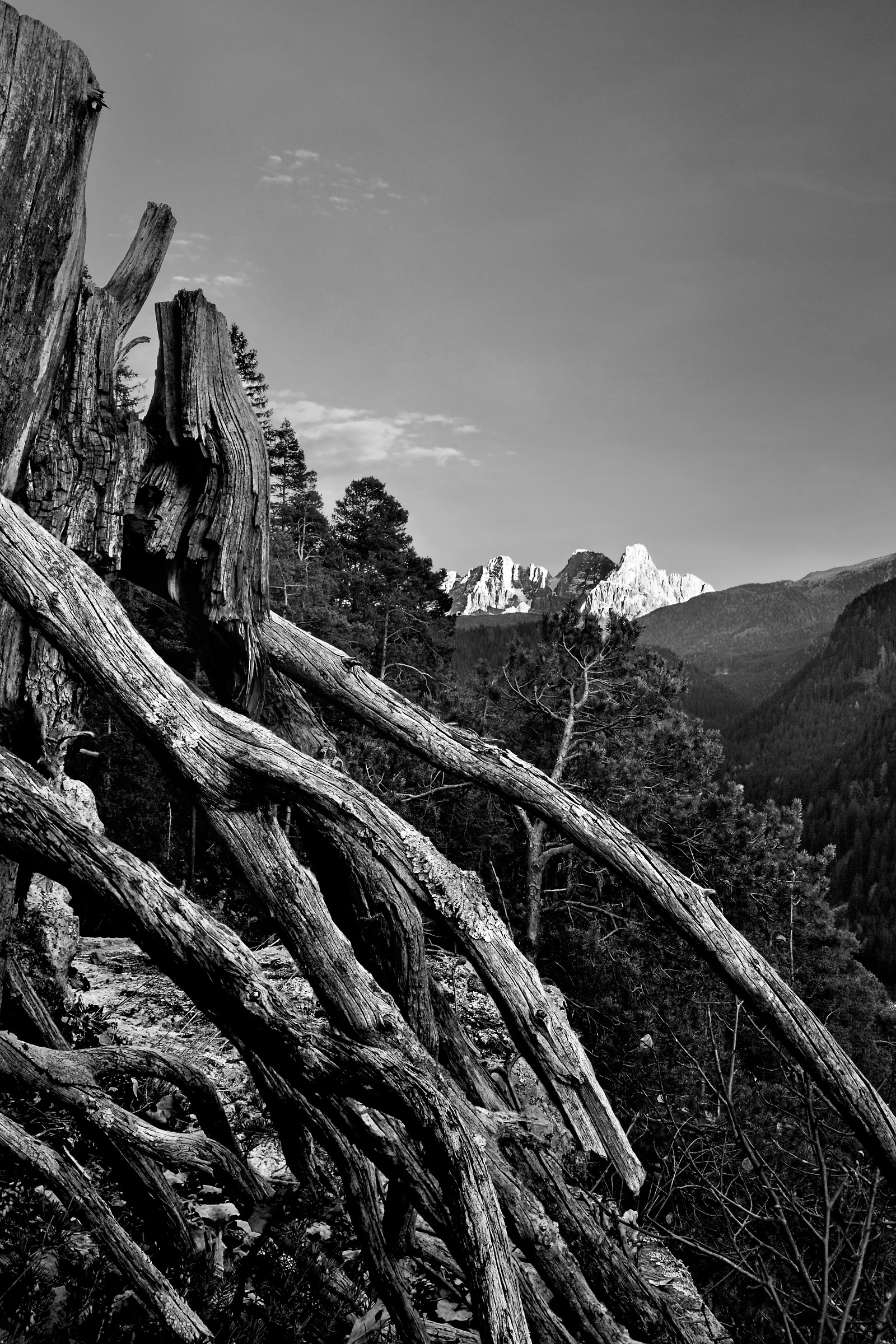 Sunset in the Dolomites